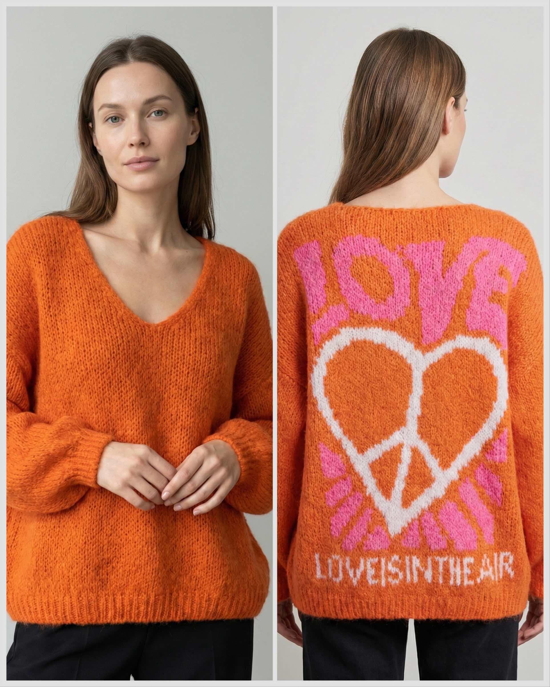 Cultural Jacquard V-neck Sweater art. 21568