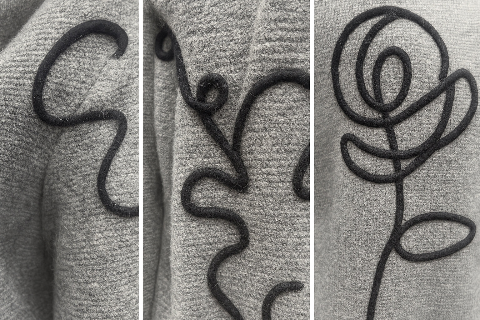 sweater caot embroidered art.6080