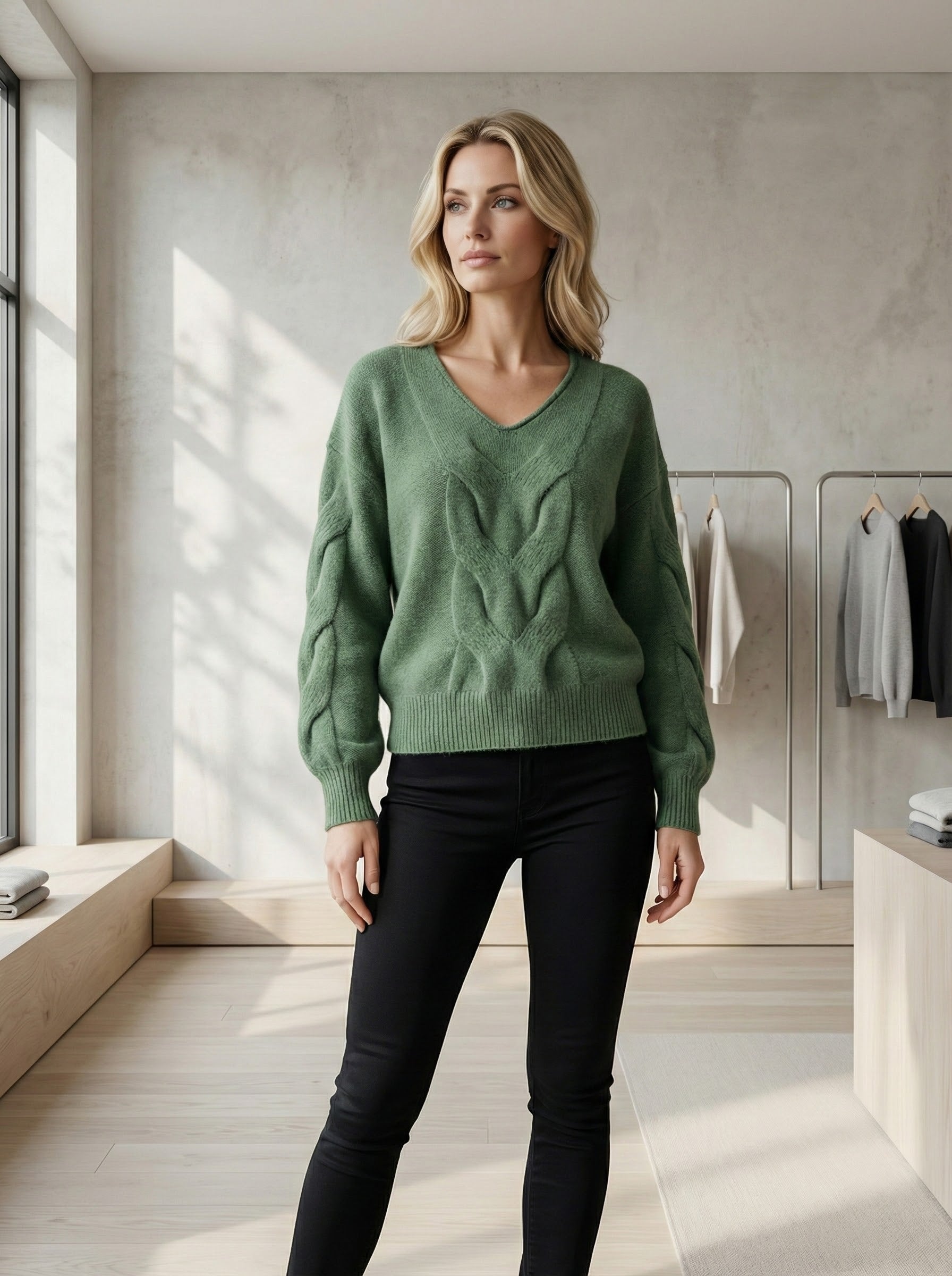 Vneck big Twisting rope art.6013