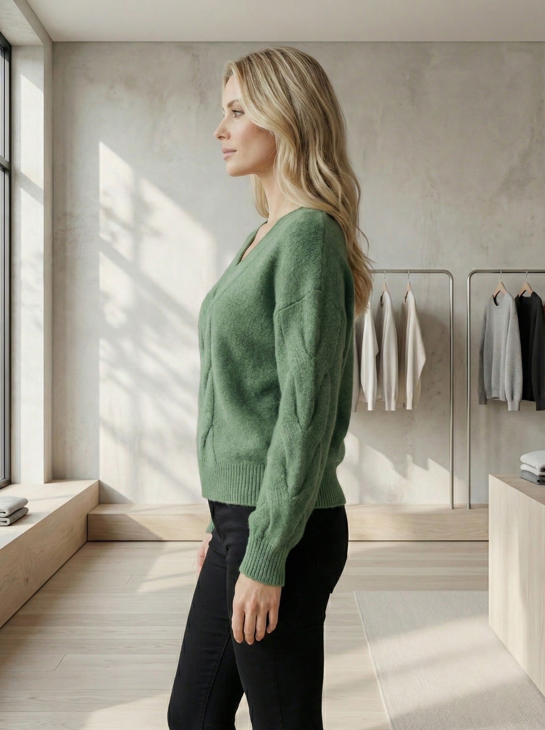 Vneck big Twisting rope art.6013