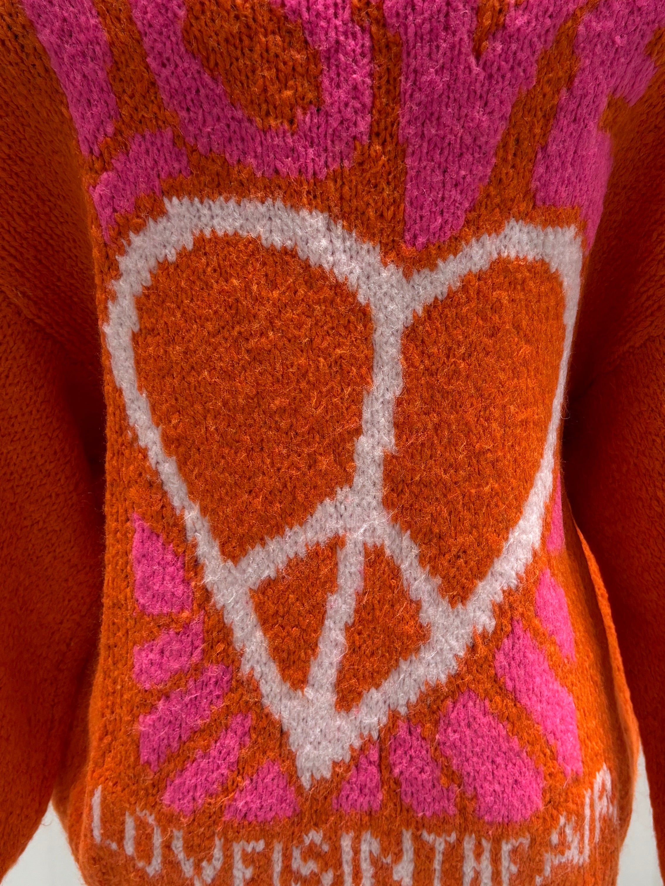 Cultural Jacquard V-neck Sweater art. 21568