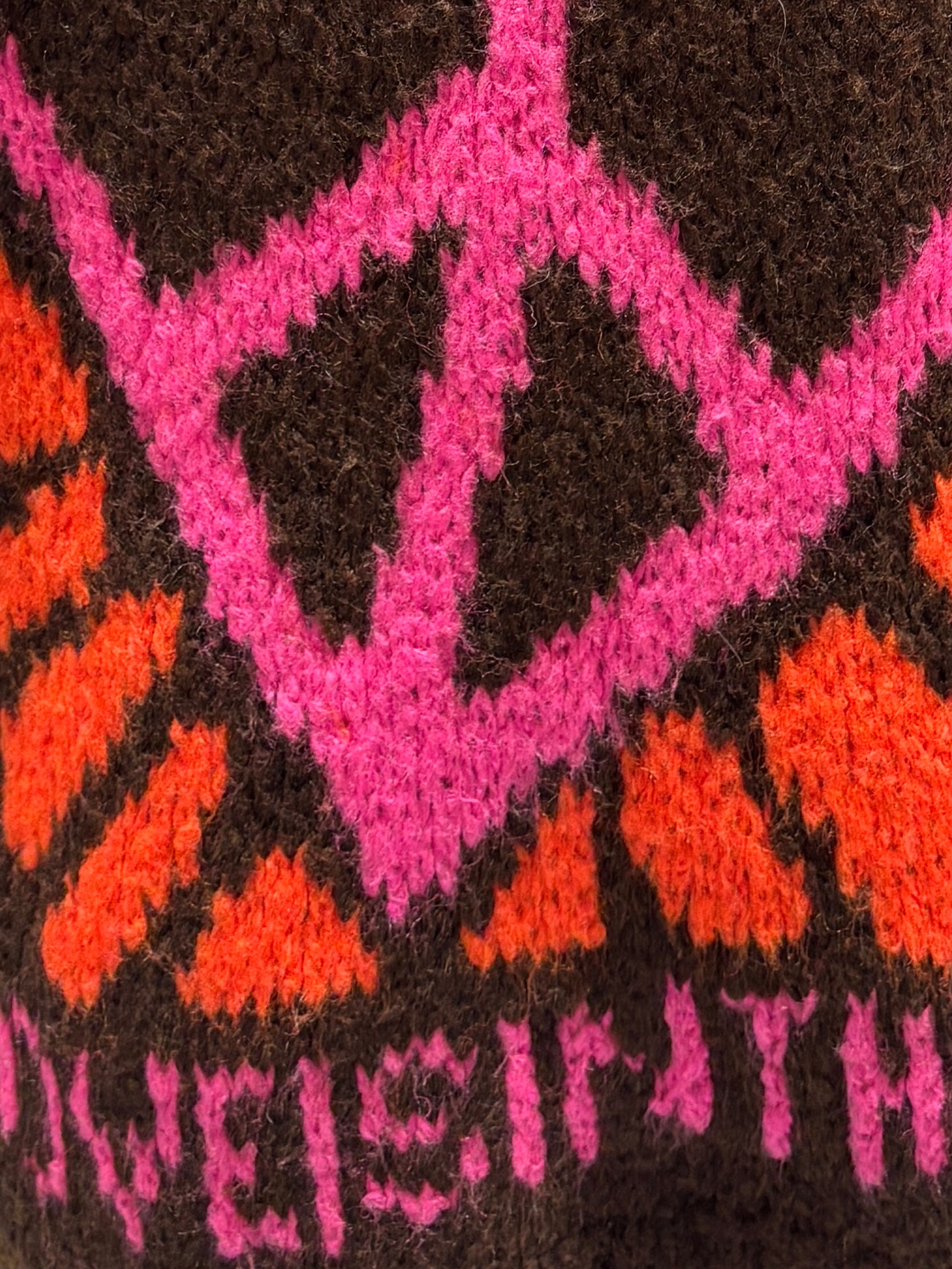 Cultural Jacquard V-neck Sweater art. 21568