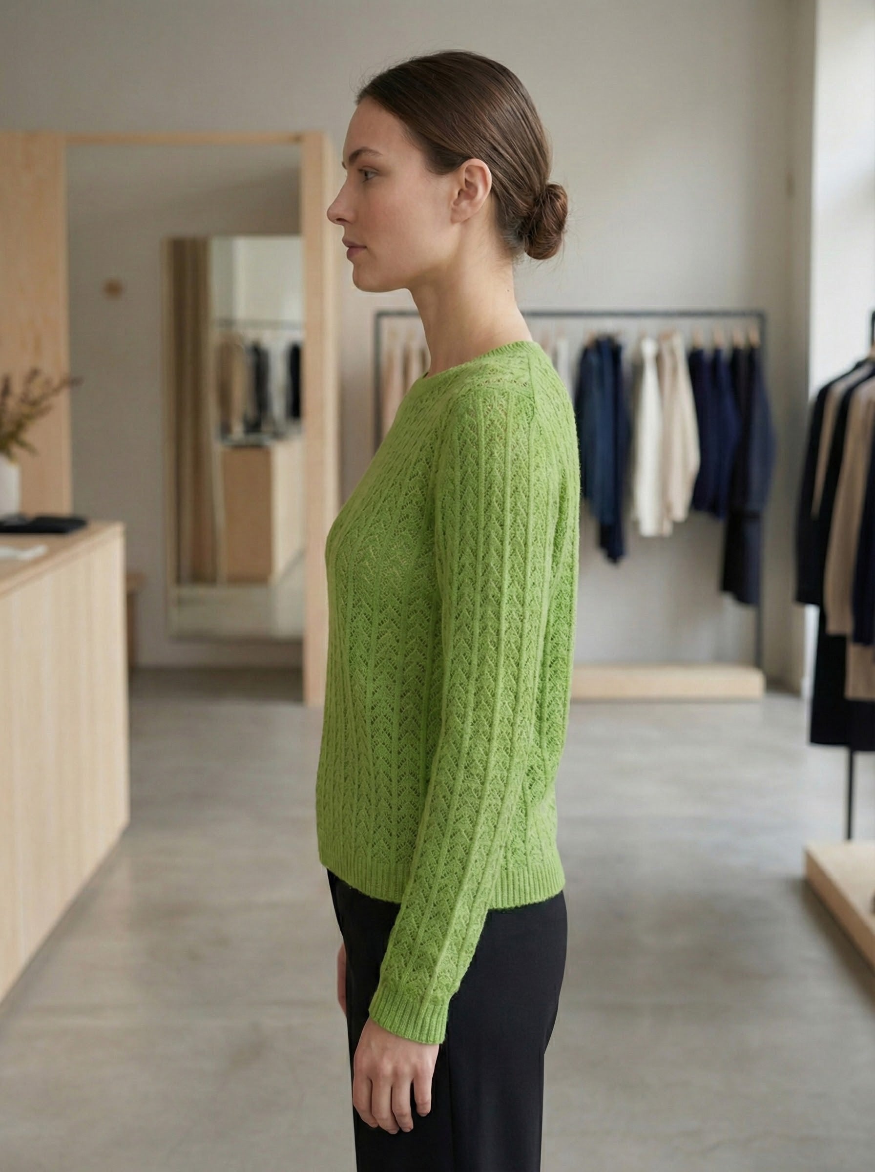 Openwork skin-friendly sweate gd1531