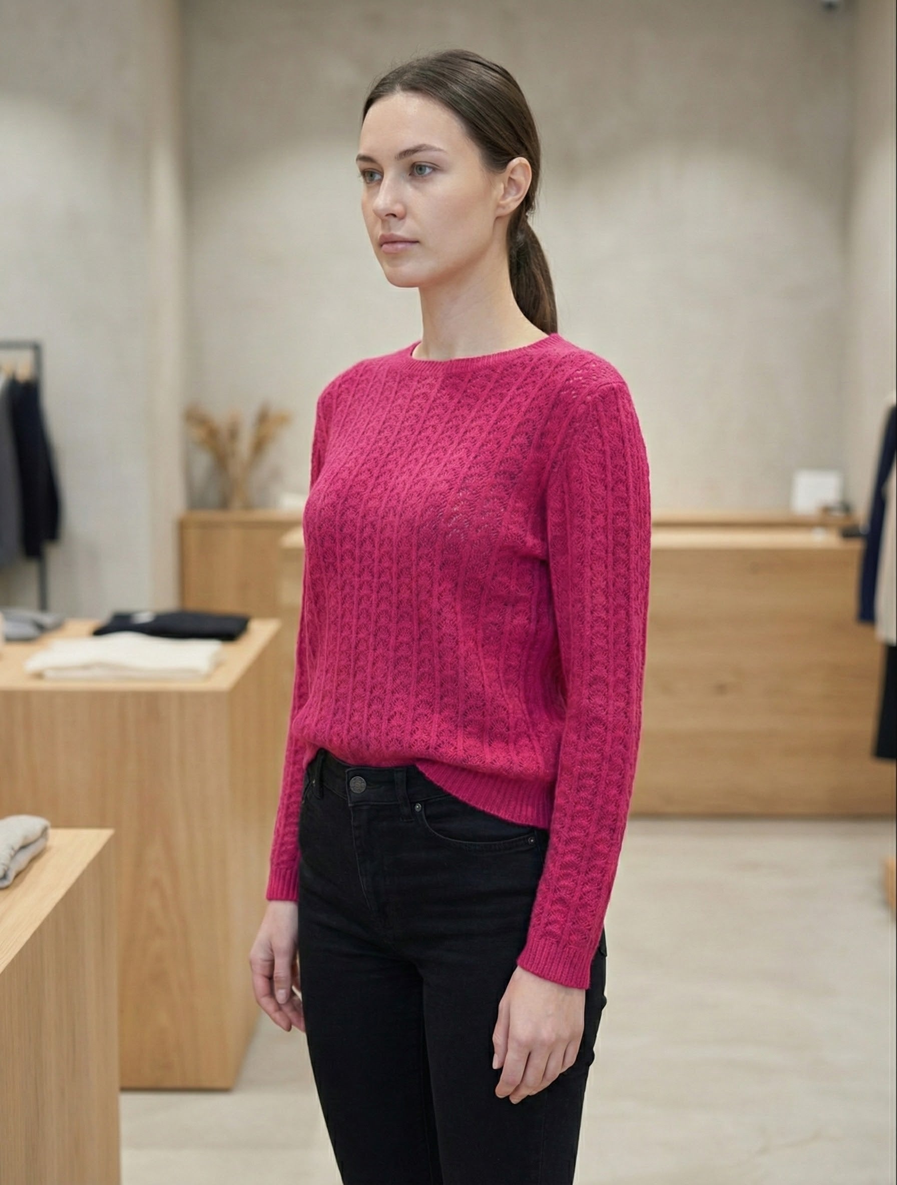 Openwork skin-friendly sweate gd1531