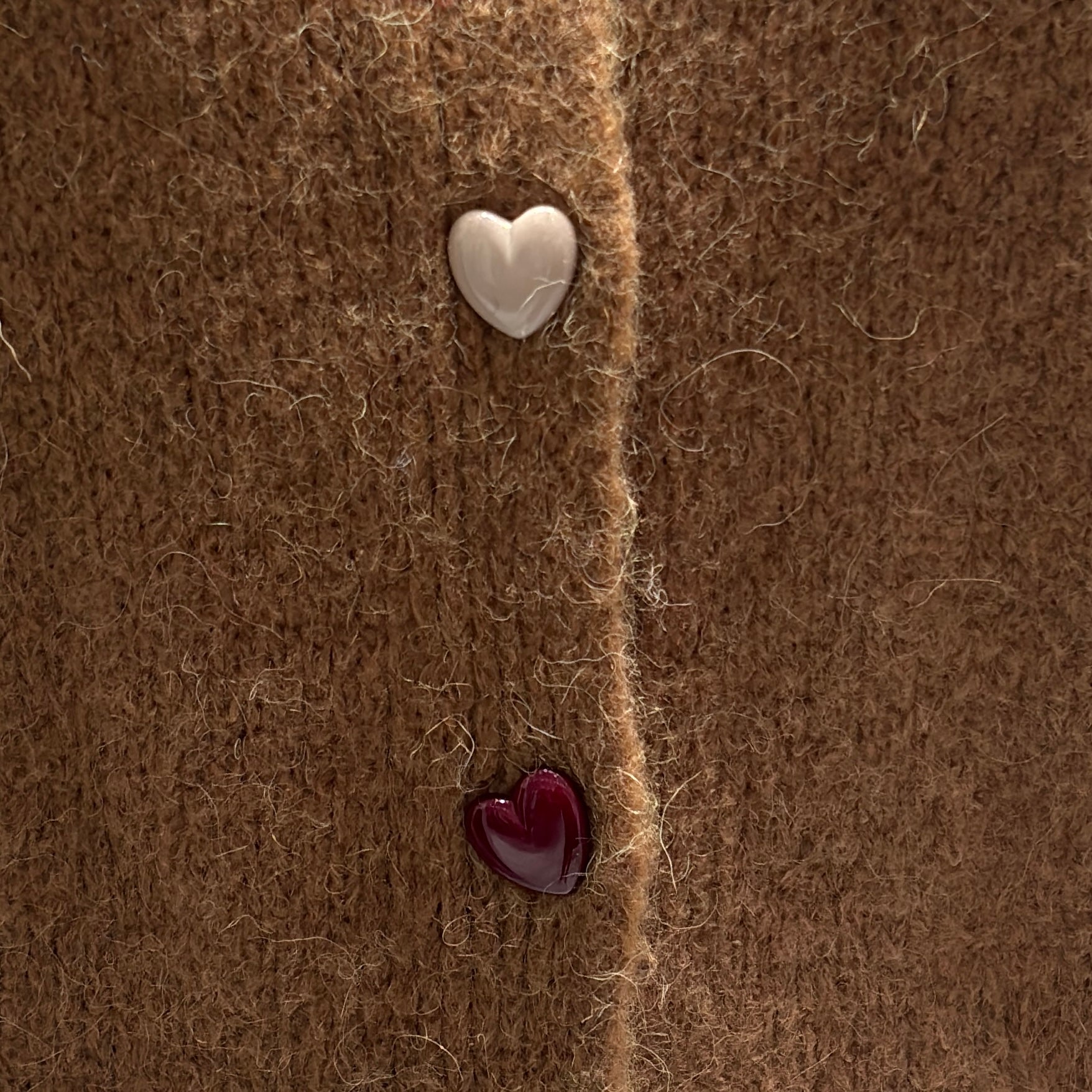 baby alpaca long sleeve Cardigan crew neck art.21502