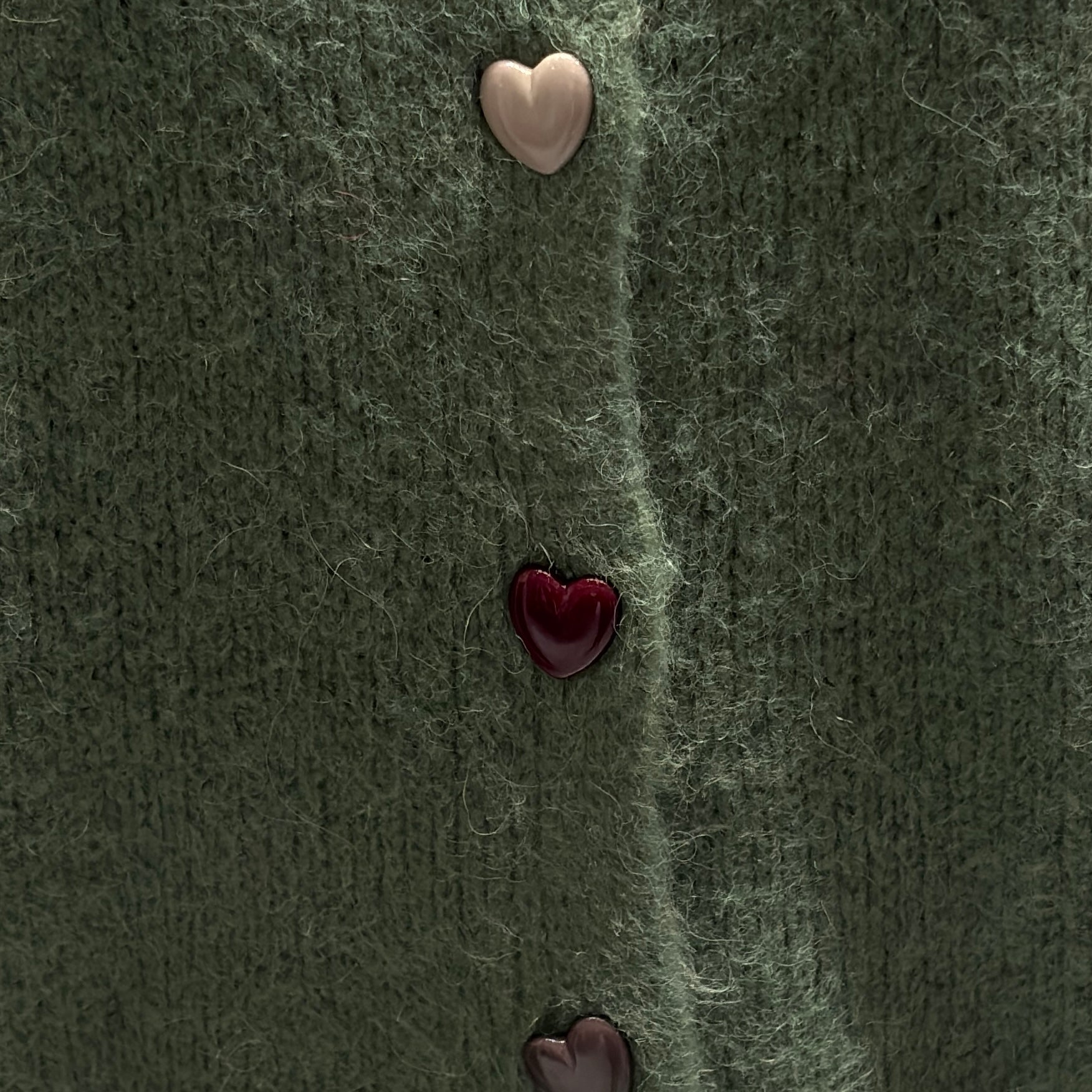 baby alpaca long sleeve Cardigan crew neck art.21502