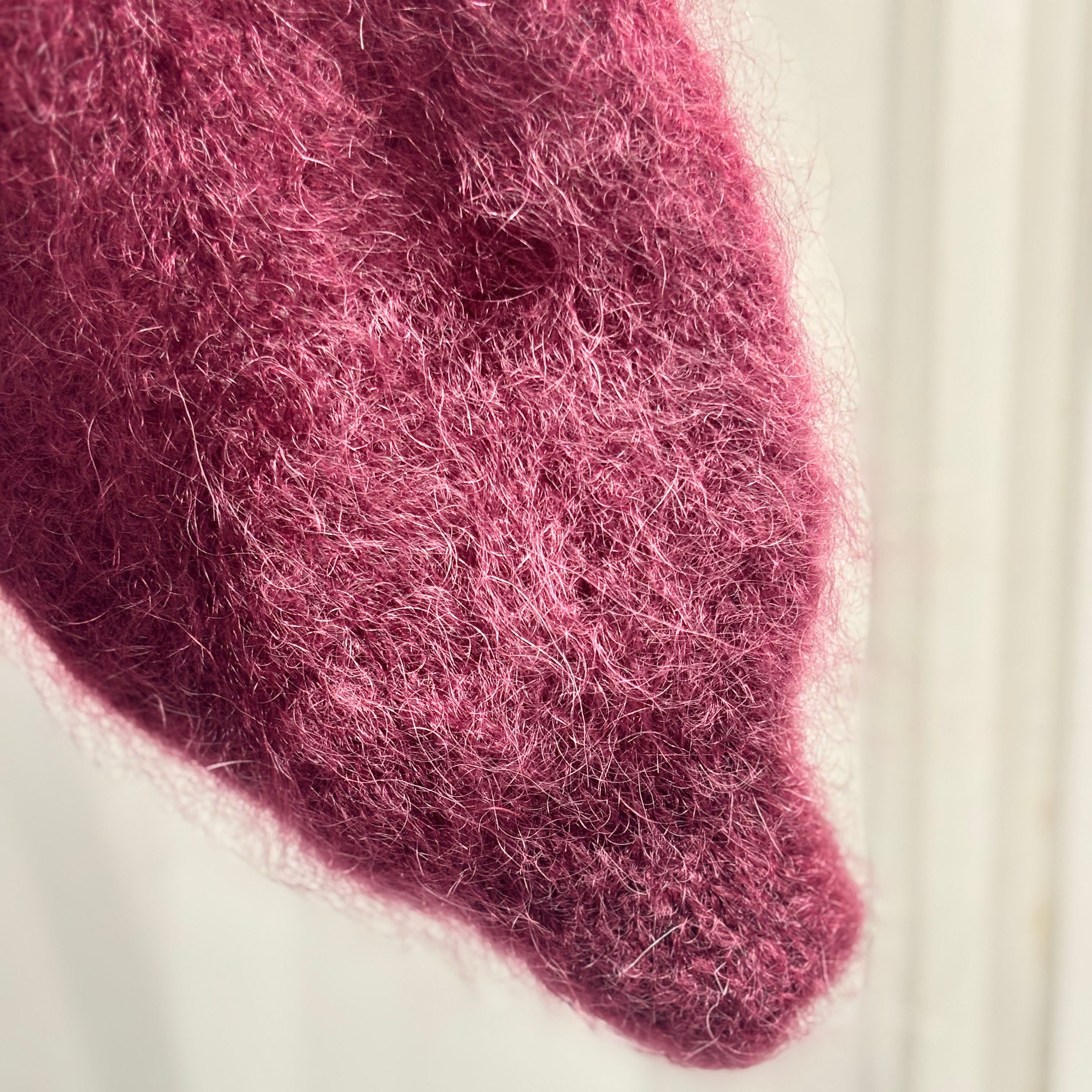 Baby mohair, V-neck polo collar, short-sleeved, Casual, Short style art.mh6101