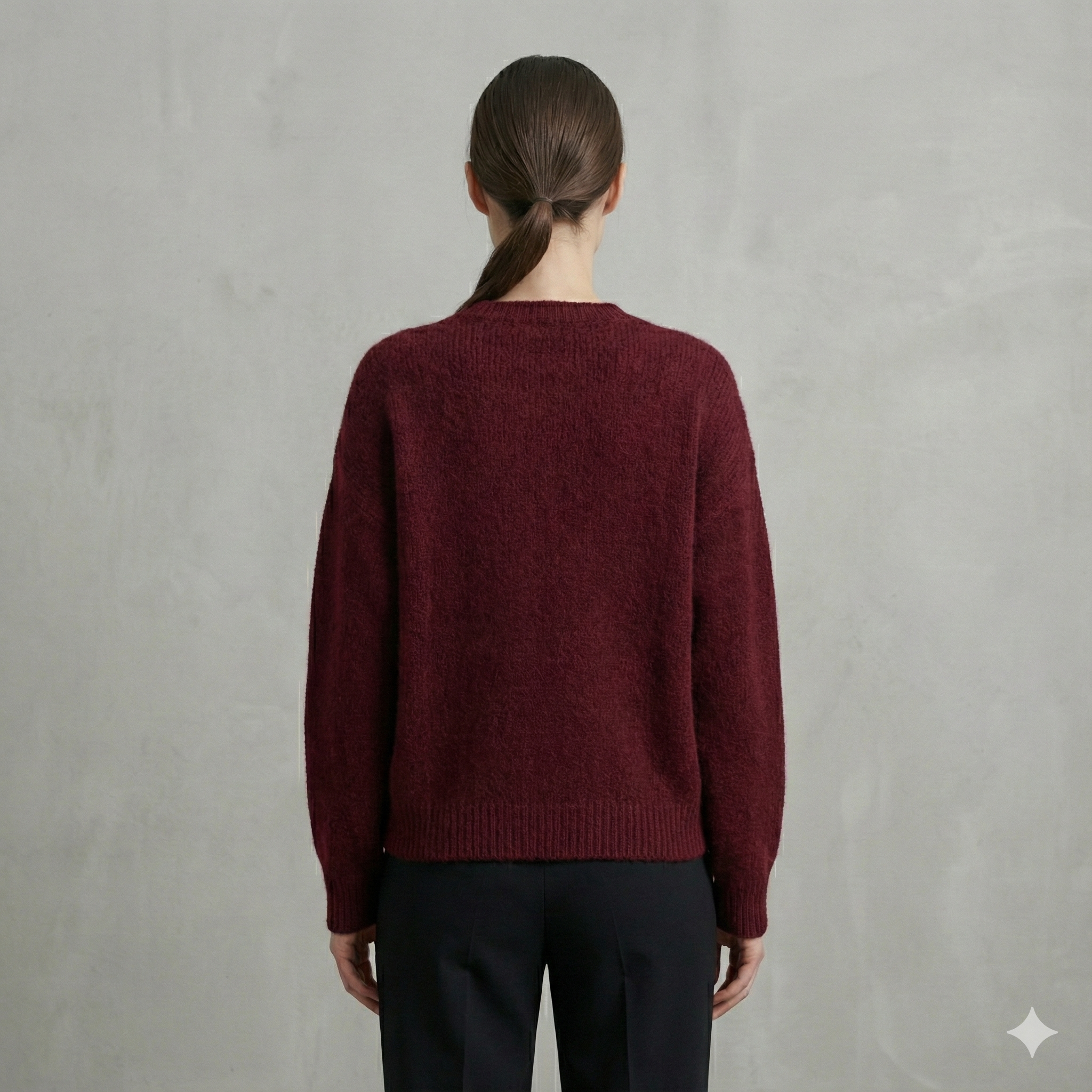 baby alpaca long sleeve sweater art.21692