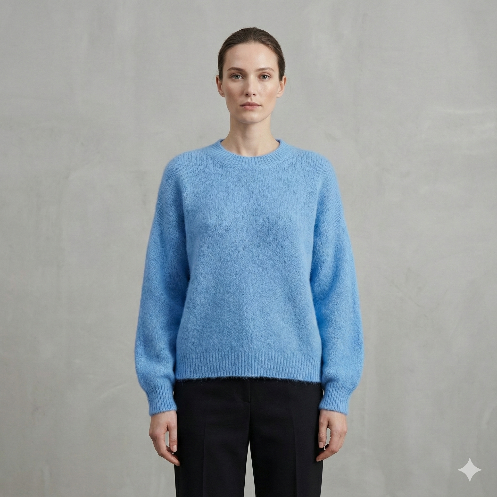 baby alpaca long sleeve sweater art.21692