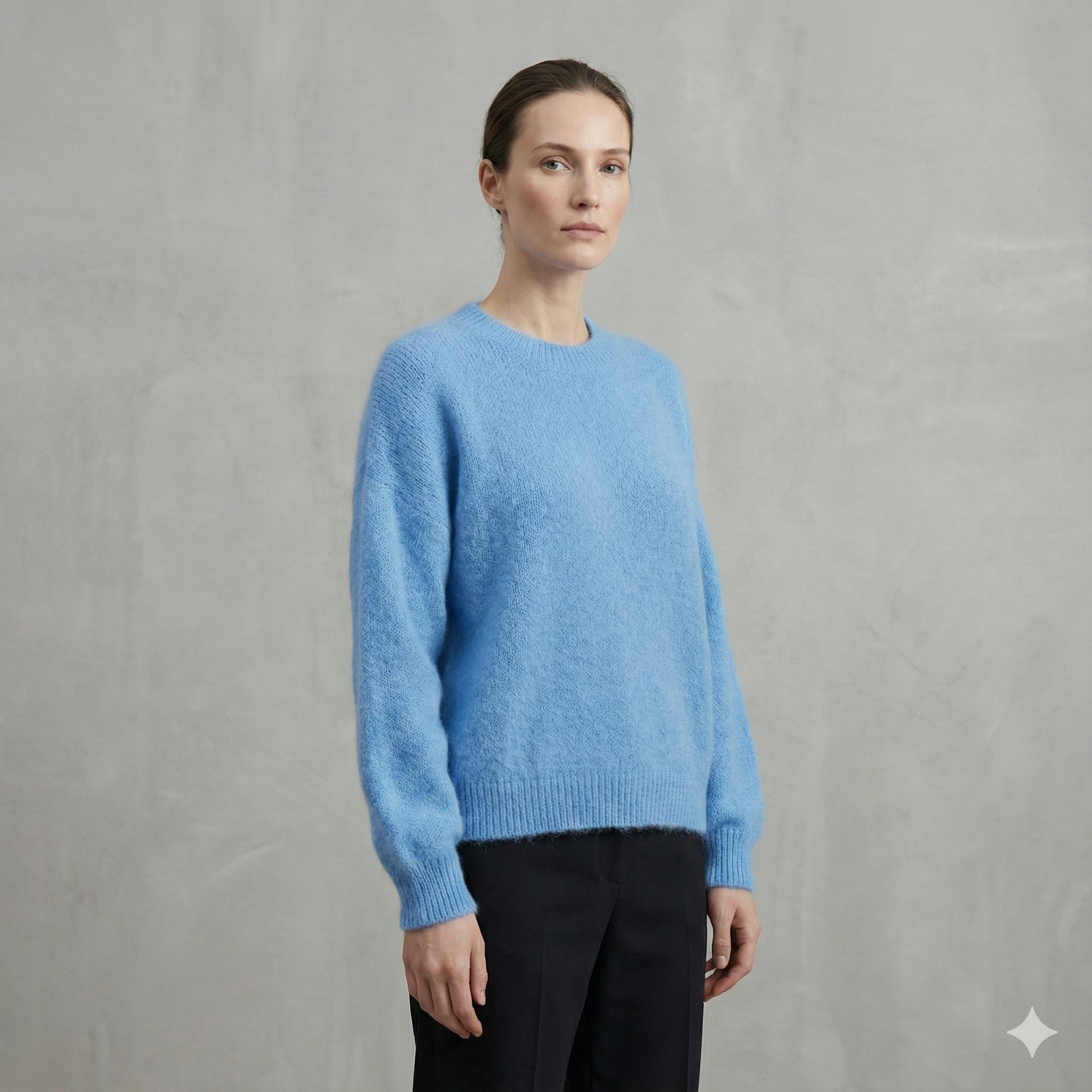 baby alpaca long sleeve sweater art.21692