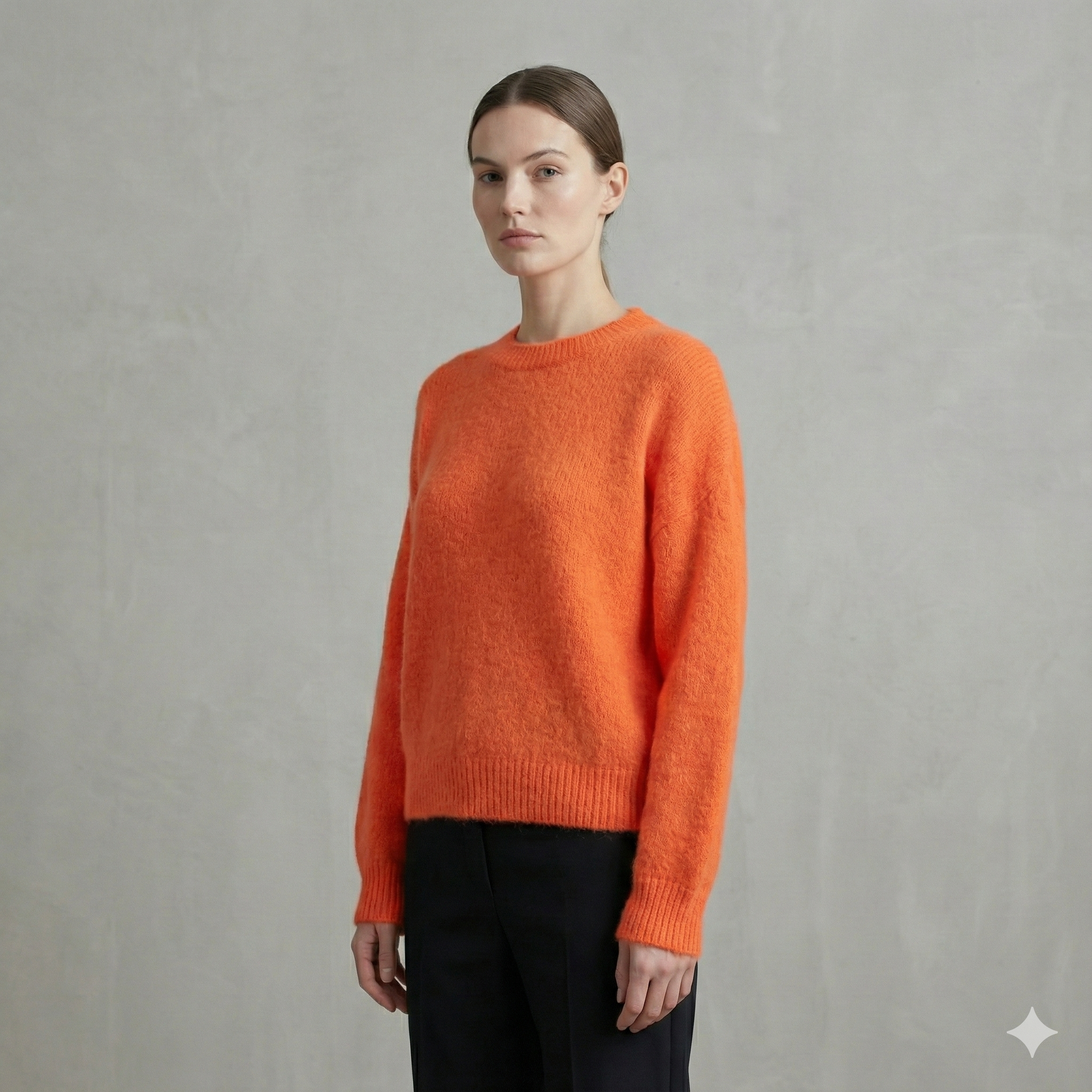 baby alpaca long sleeve sweater art.21692