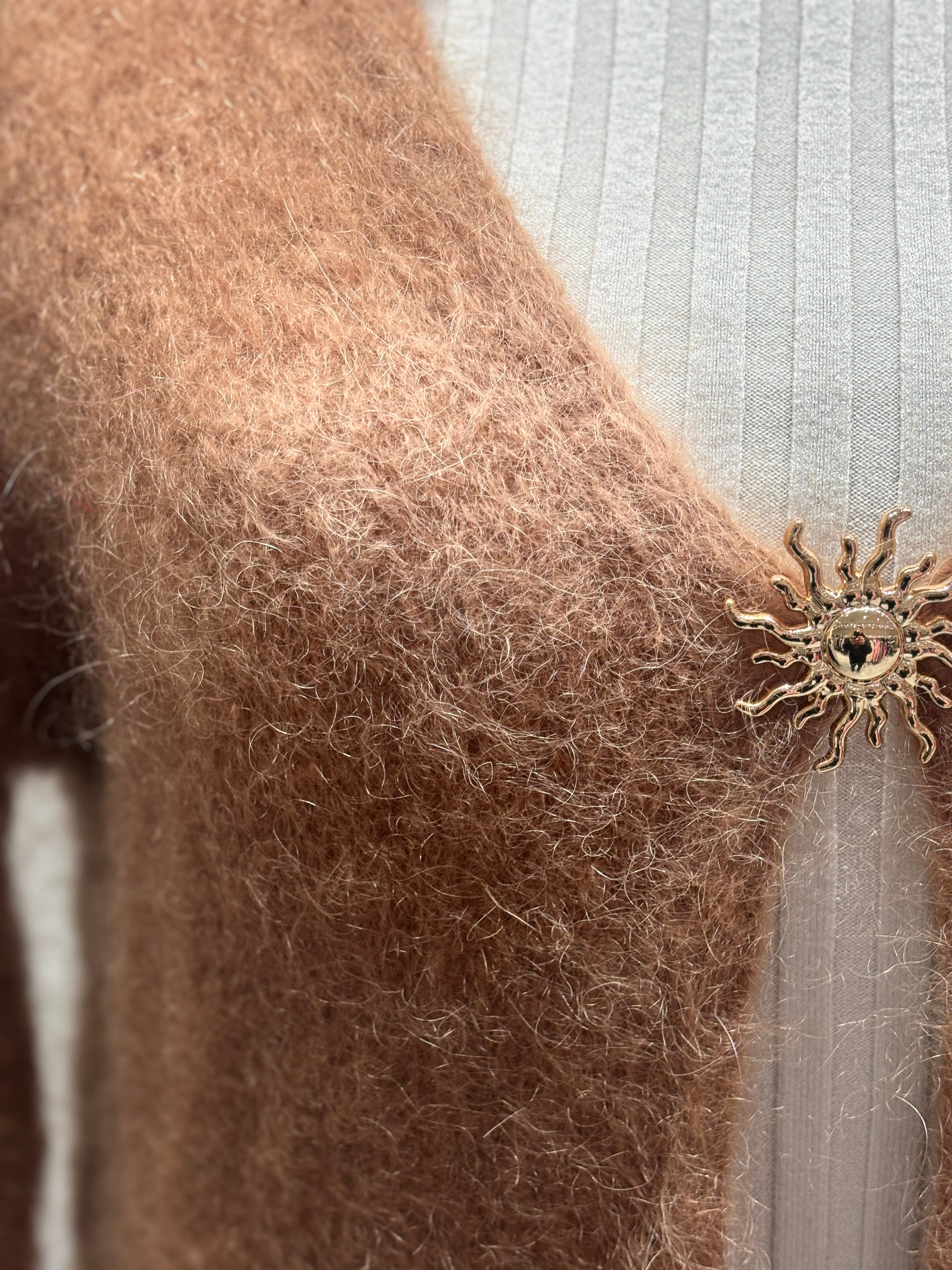 Baby Mohair long-Sleeve Cardigan Art.8189