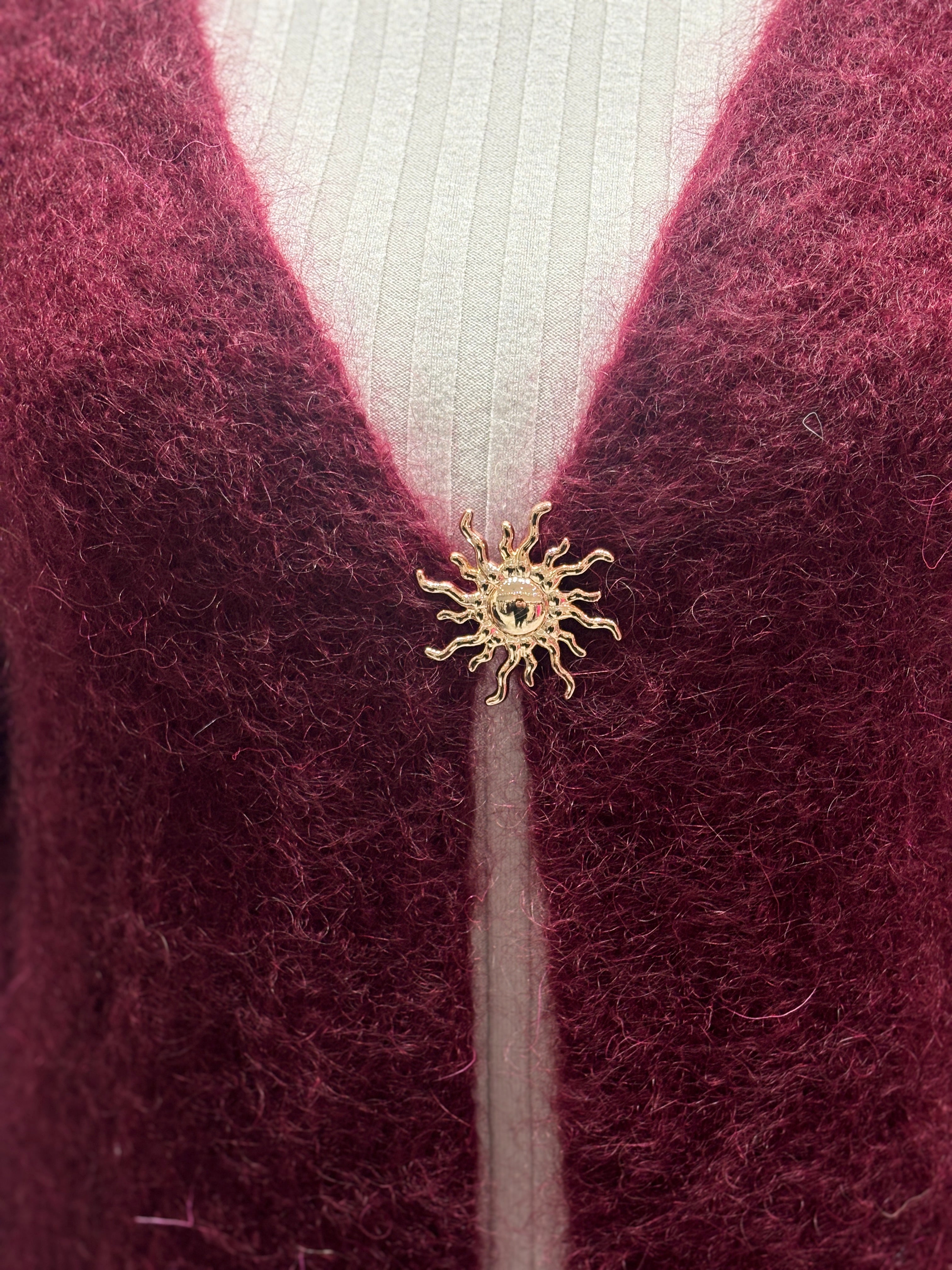 Baby Mohair long-Sleeve Cardigan Art.8189