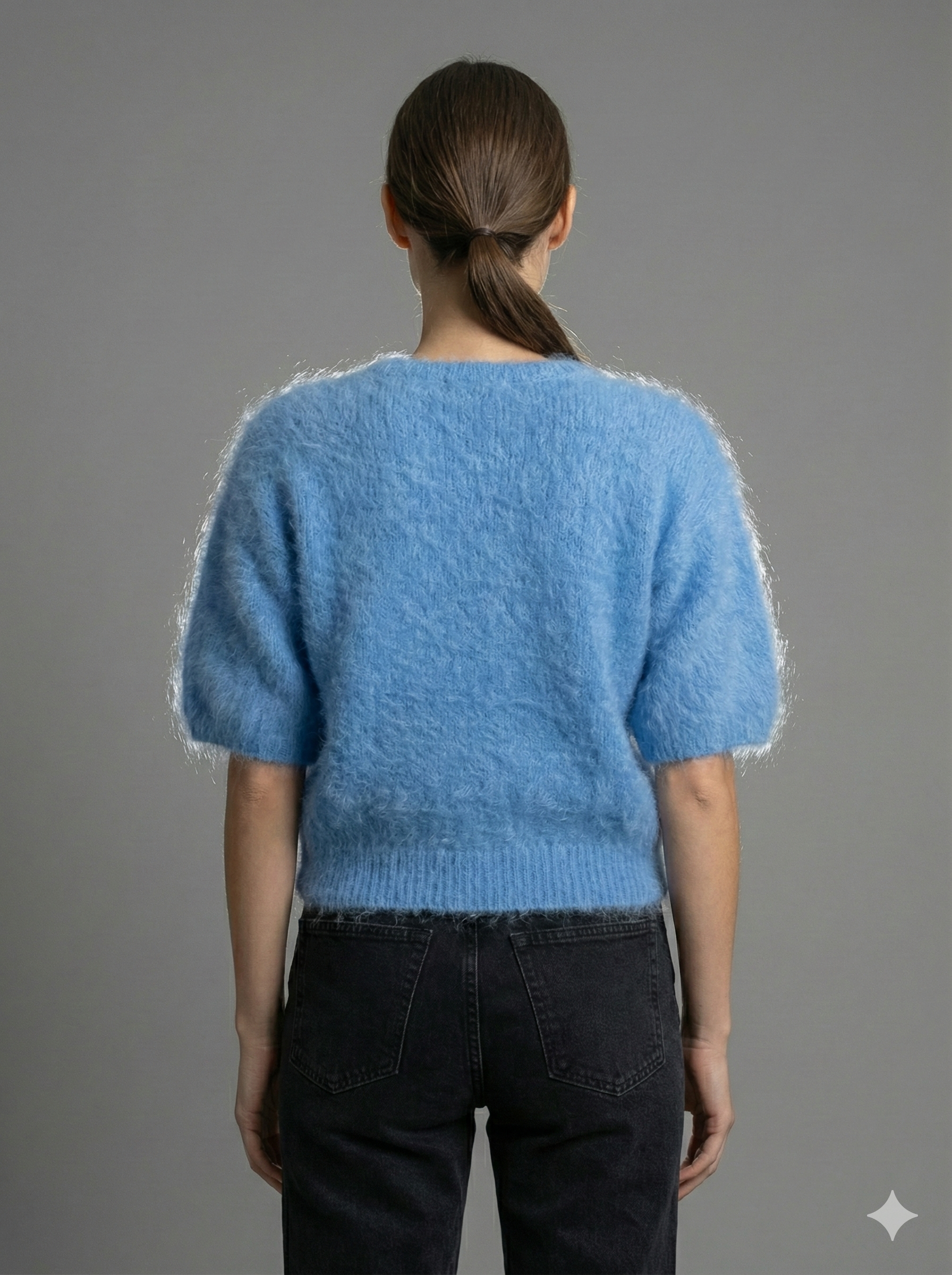 Baby Mohair Short-Sleeve Cardigan Art.21579
