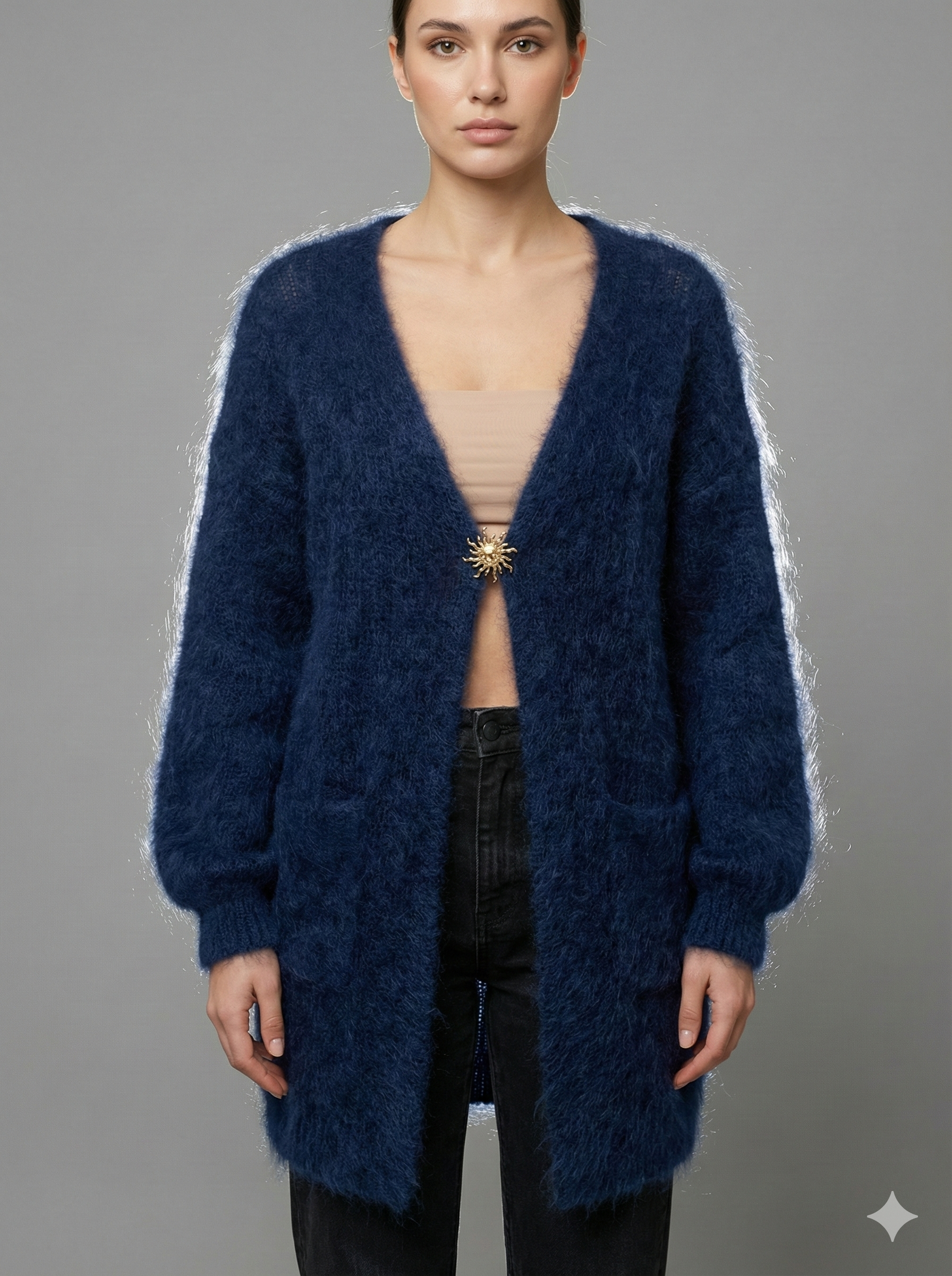 Baby Mohair long-Sleeve Cardigan Art.8189