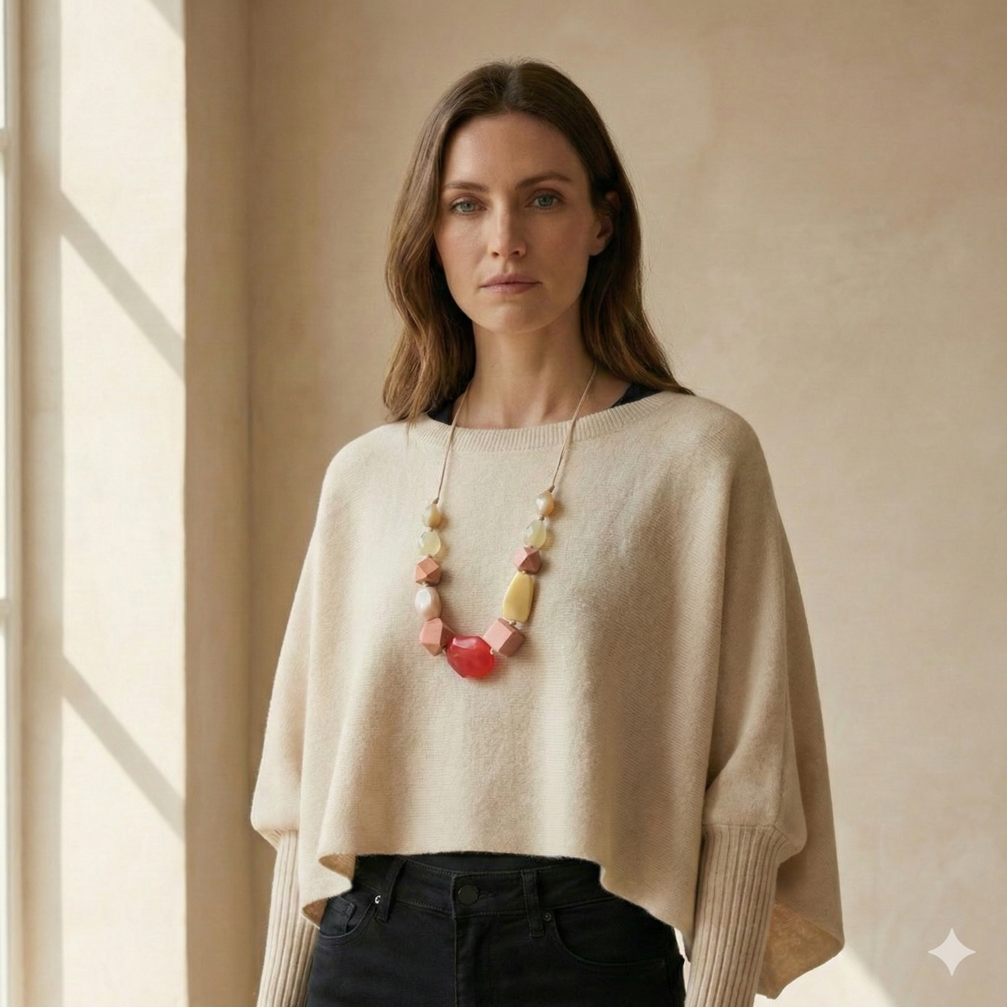Sweater accessories, stone, wood, holiday style art.25012