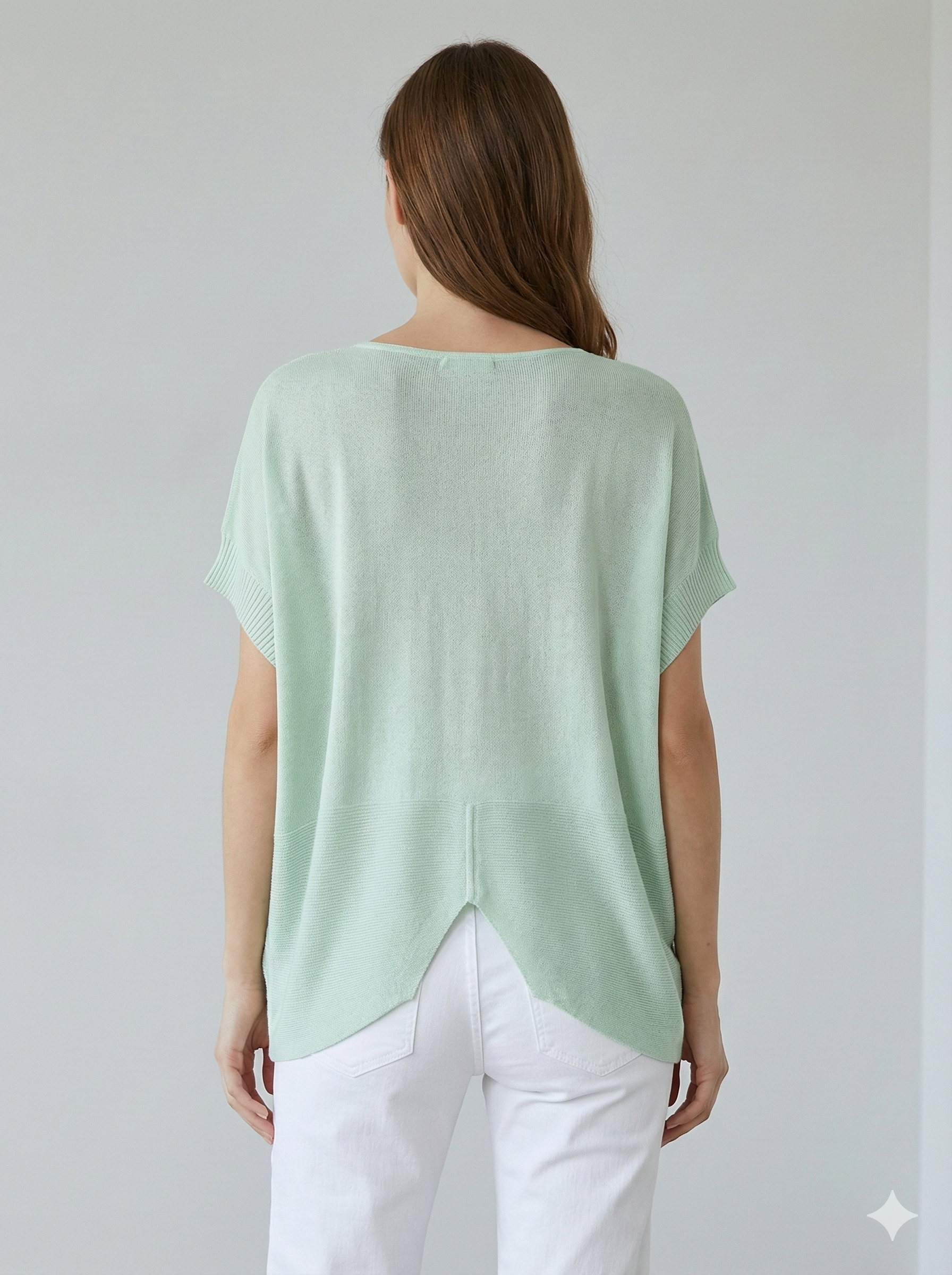 Short-sleeved,cross, V-neck, casual. art.6806