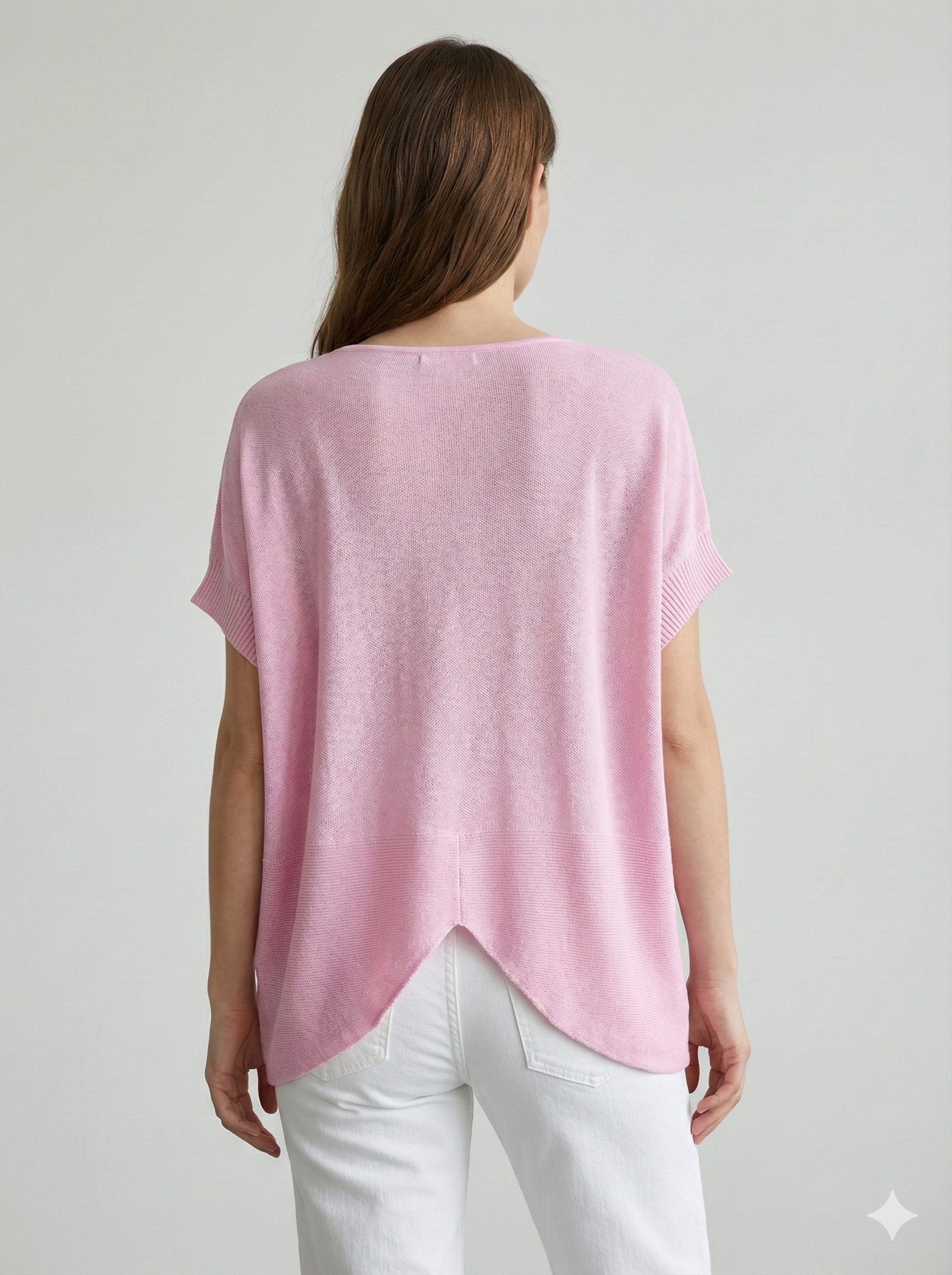 Short-sleeved,cross, V-neck, casual. art.6806