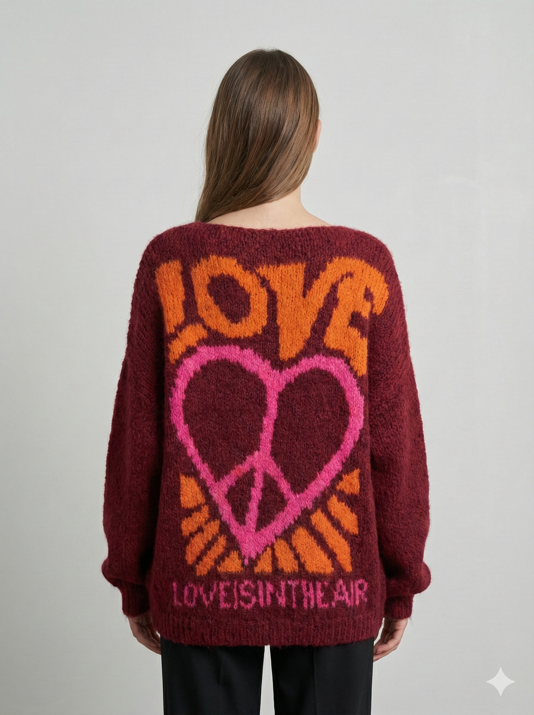 Cultural Jacquard V-neck Sweater art. 21568