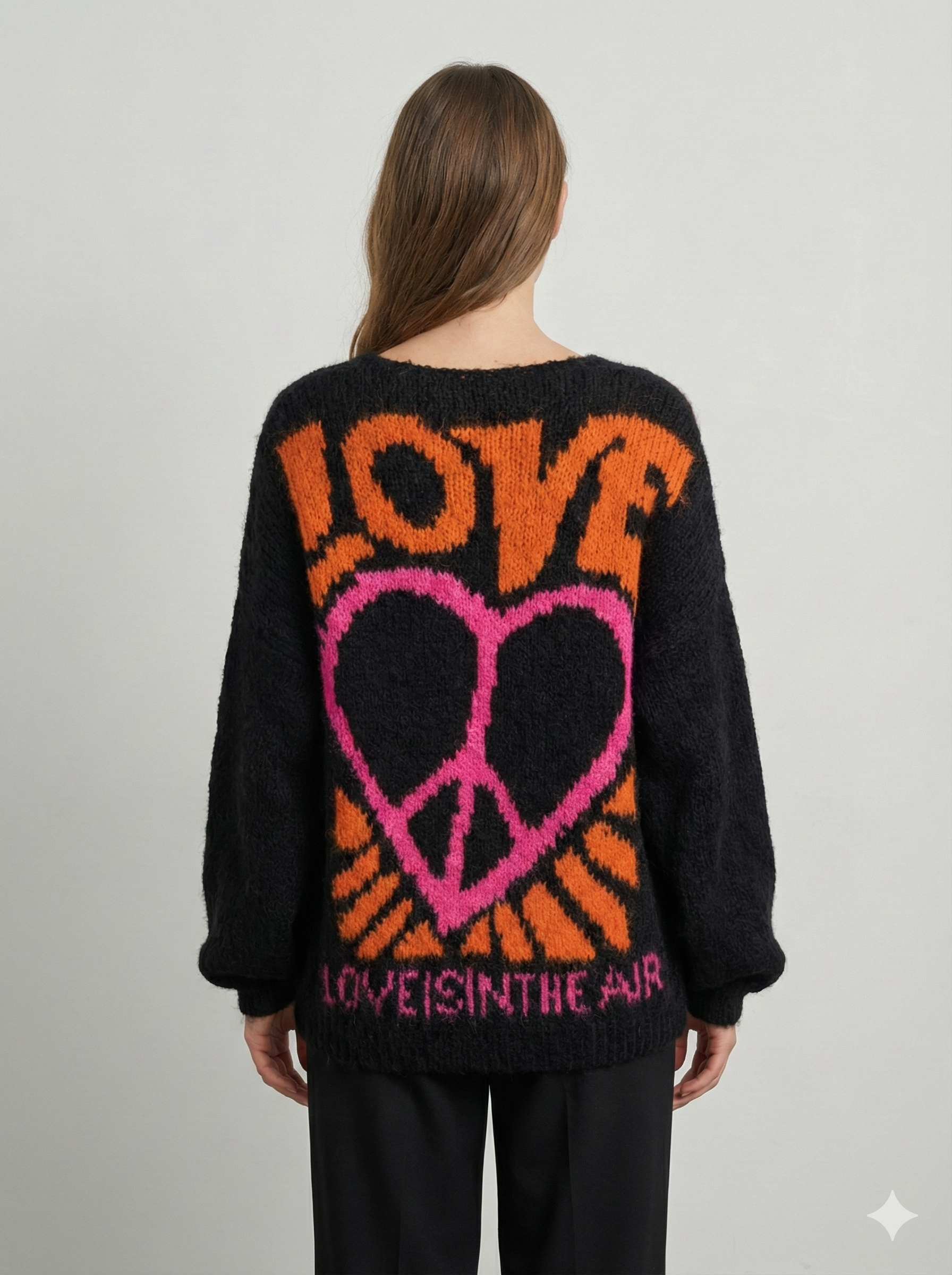 Cultural Jacquard V-neck Sweater art. 21568
