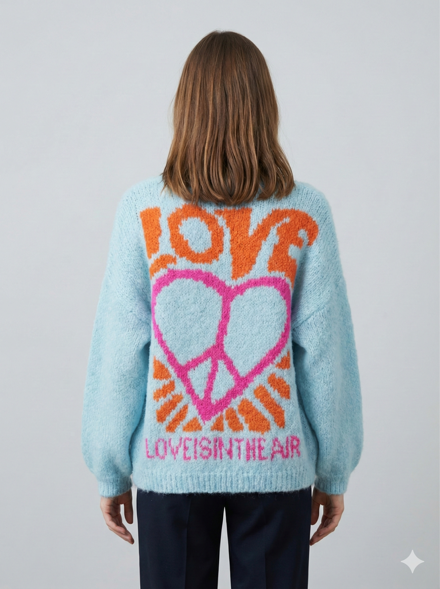 Cultural Jacquard V-neck Sweater art. 21568