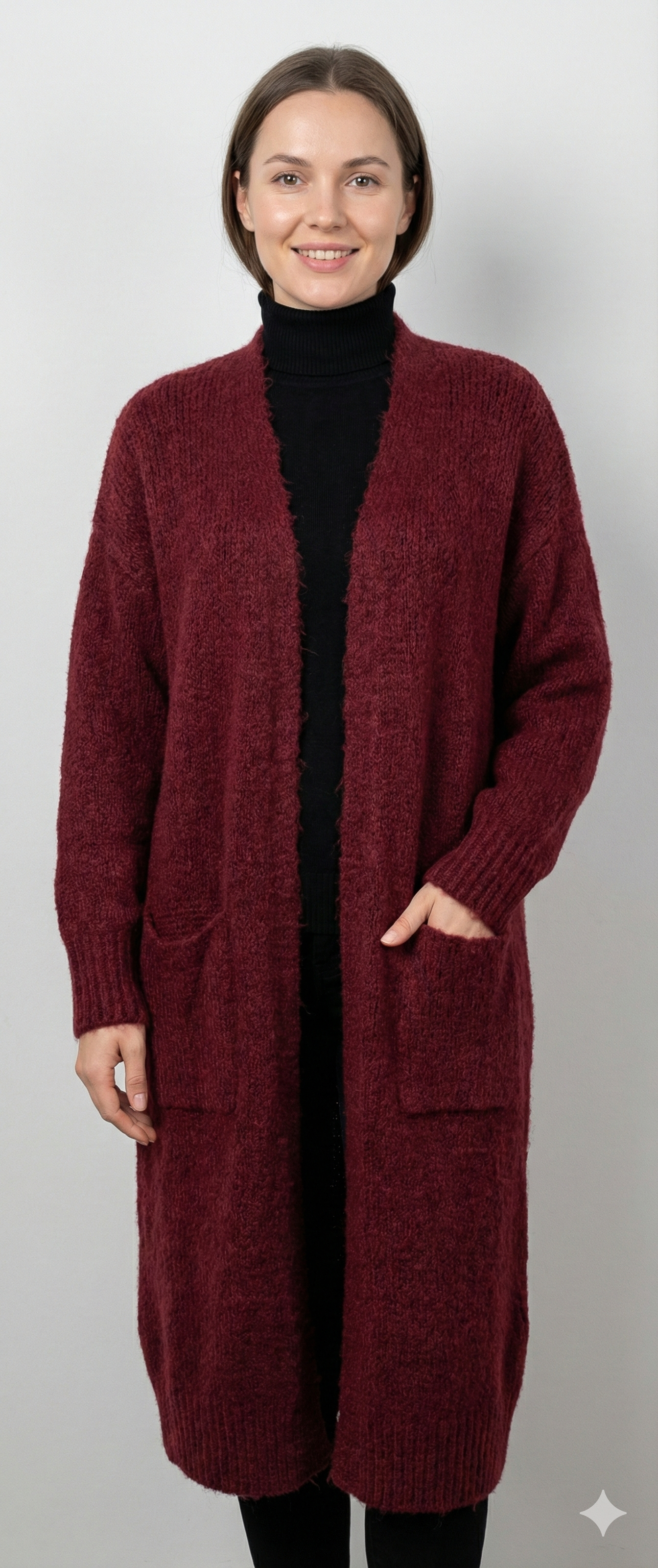 Horse. Jacquard pattern on the back. Sweater/Coat art. 21377