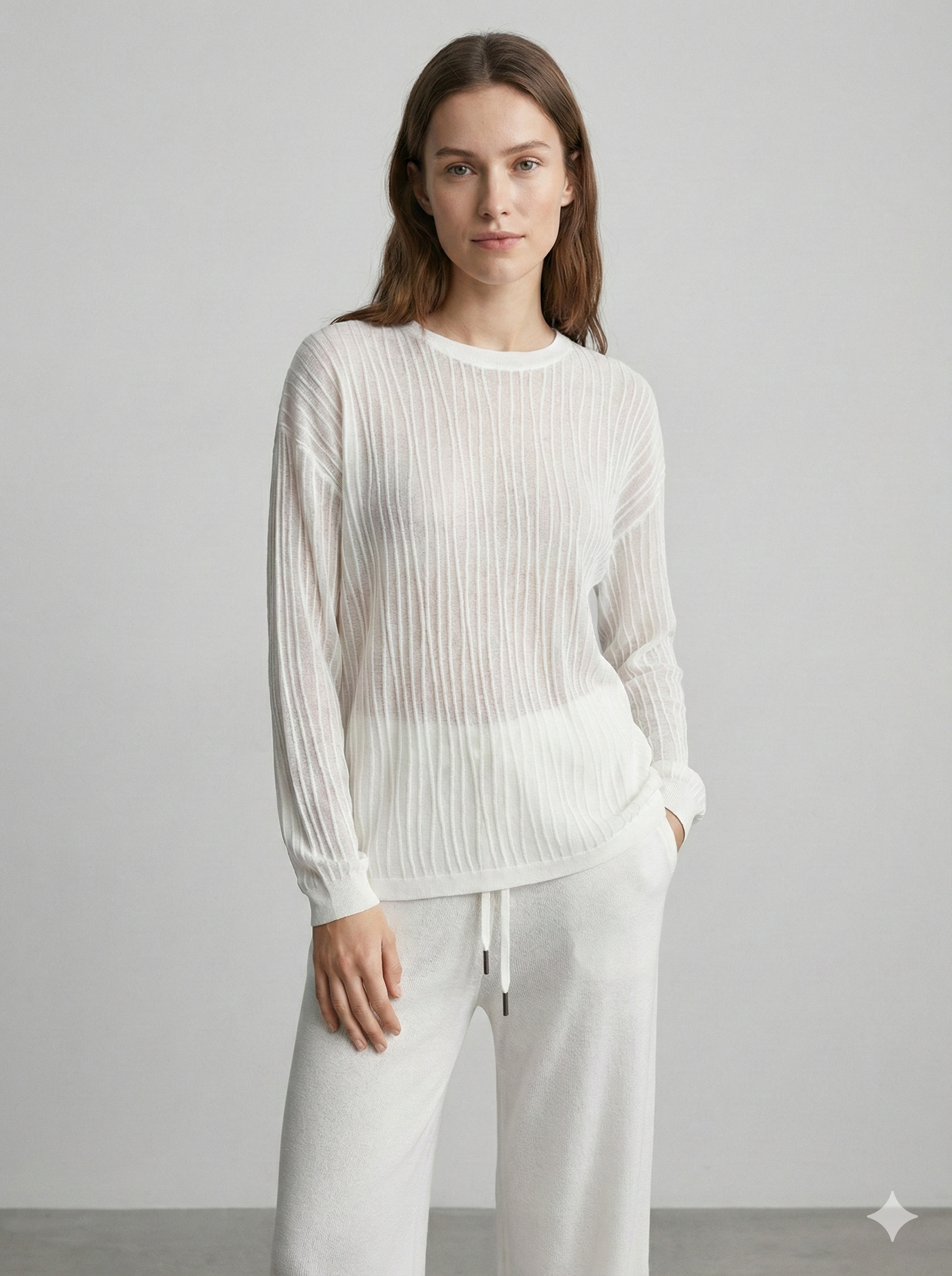 Spring/Summer Exquisite Jacquard Dry Sweater art A8505