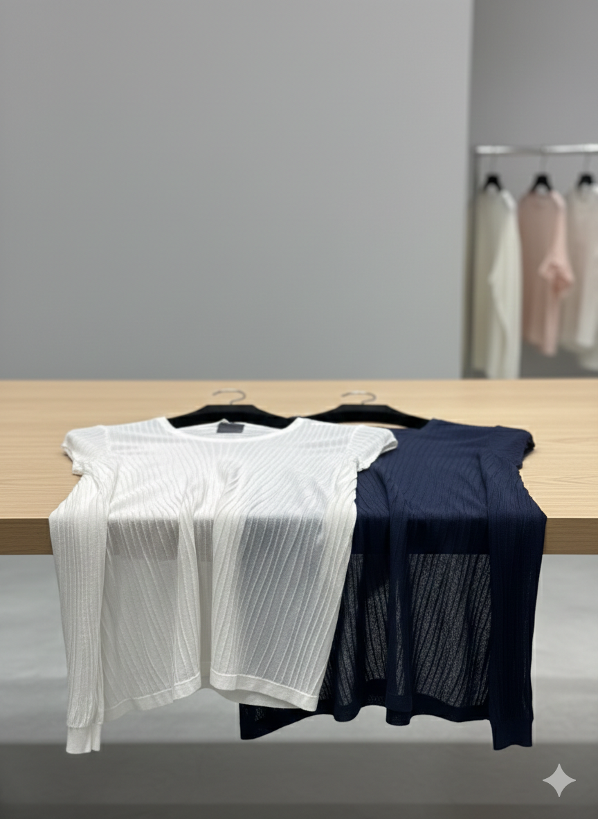 Spring/Summer Exquisite Jacquard Dry Sweater art A8505