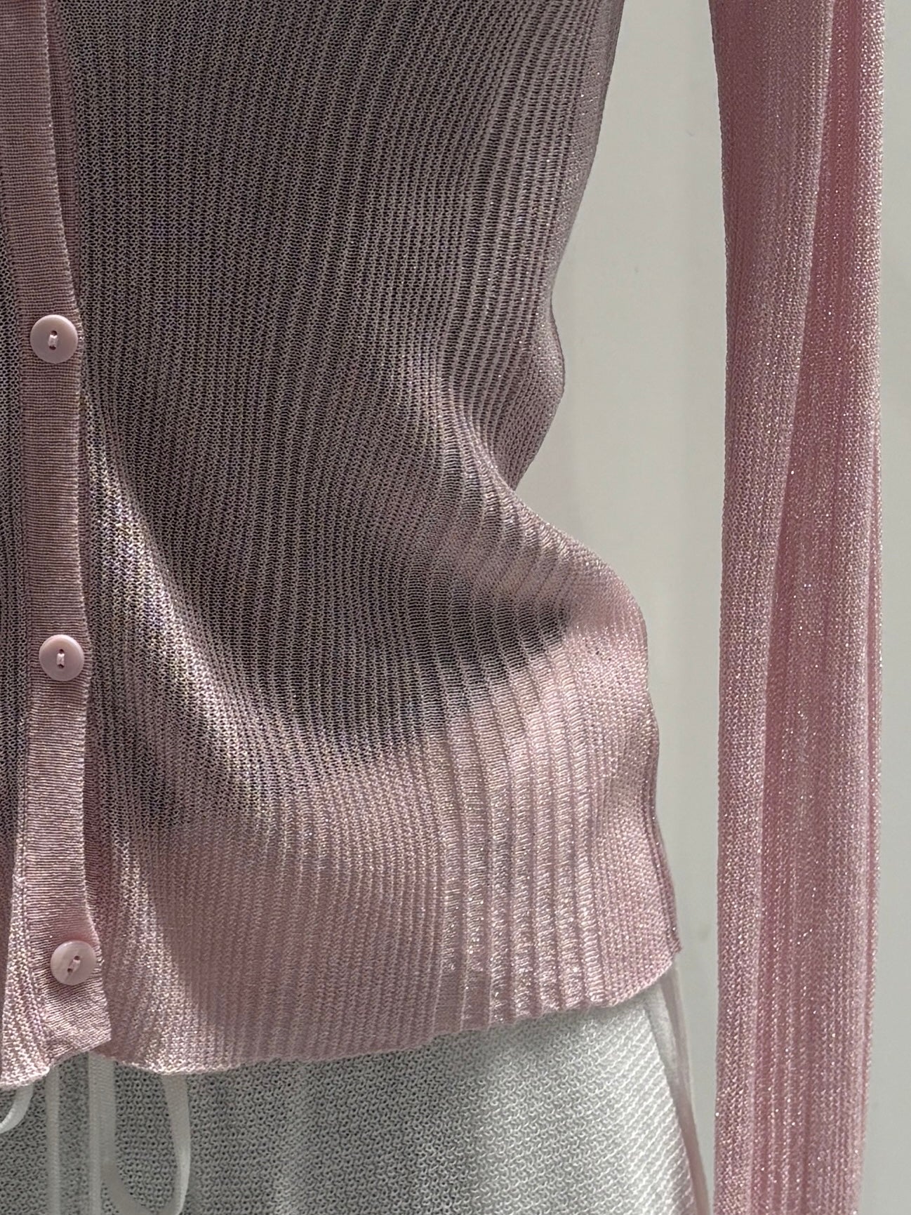 v-neckcardigan lurex 35213