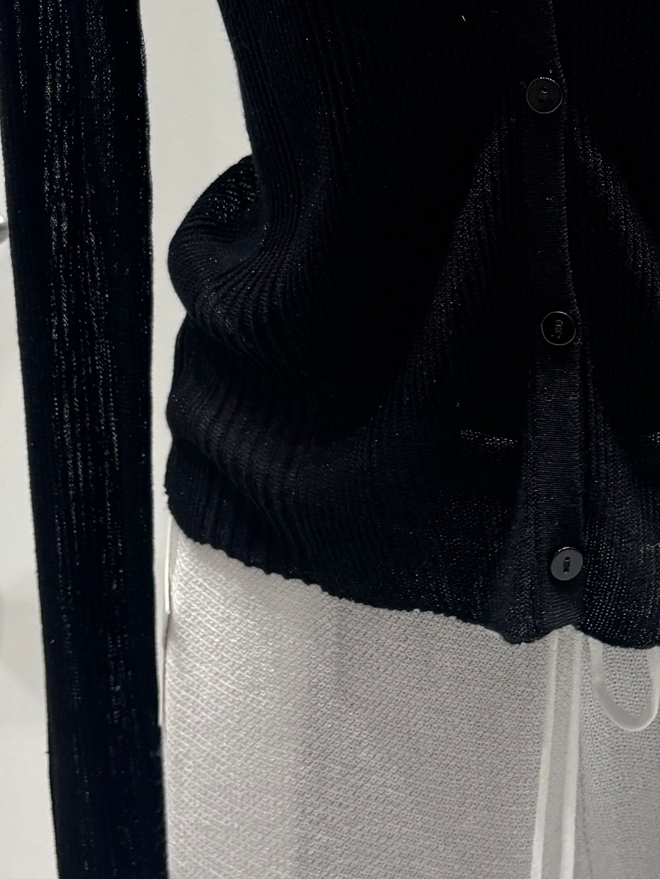 v-neckcardigan lurex 35213