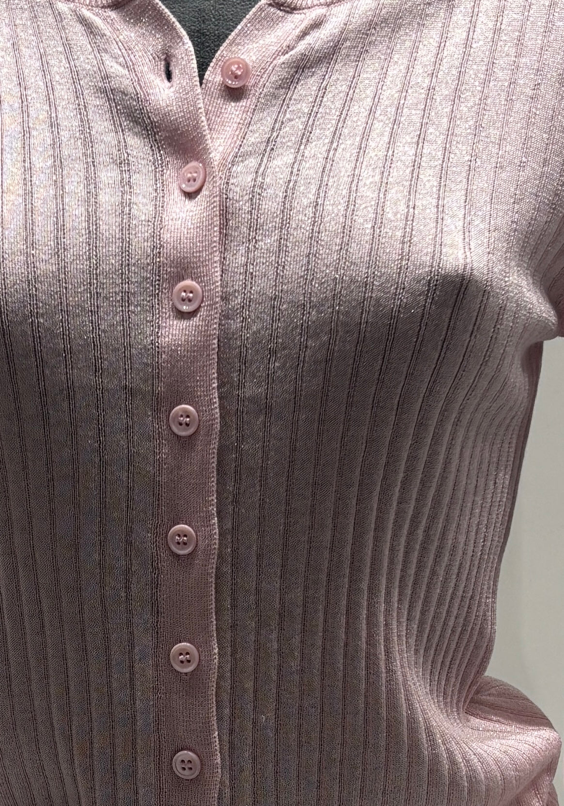 Crew-neck cardigan lurex 32192