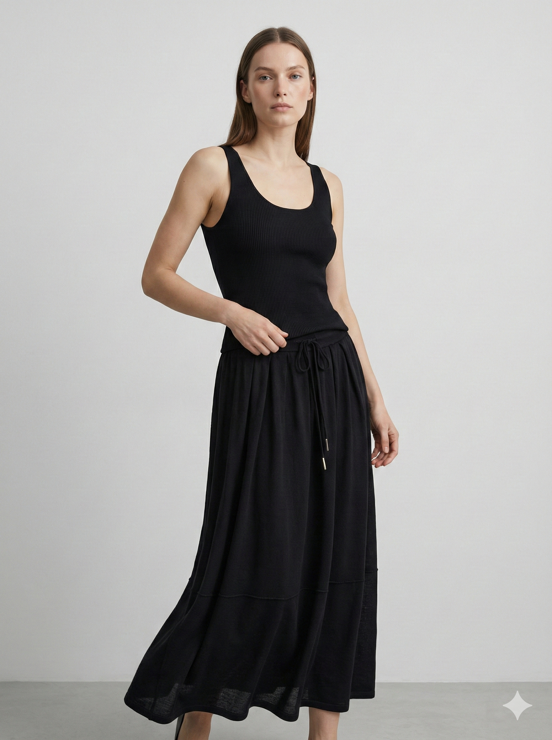 Double-pocket knitted skirt art. 23523