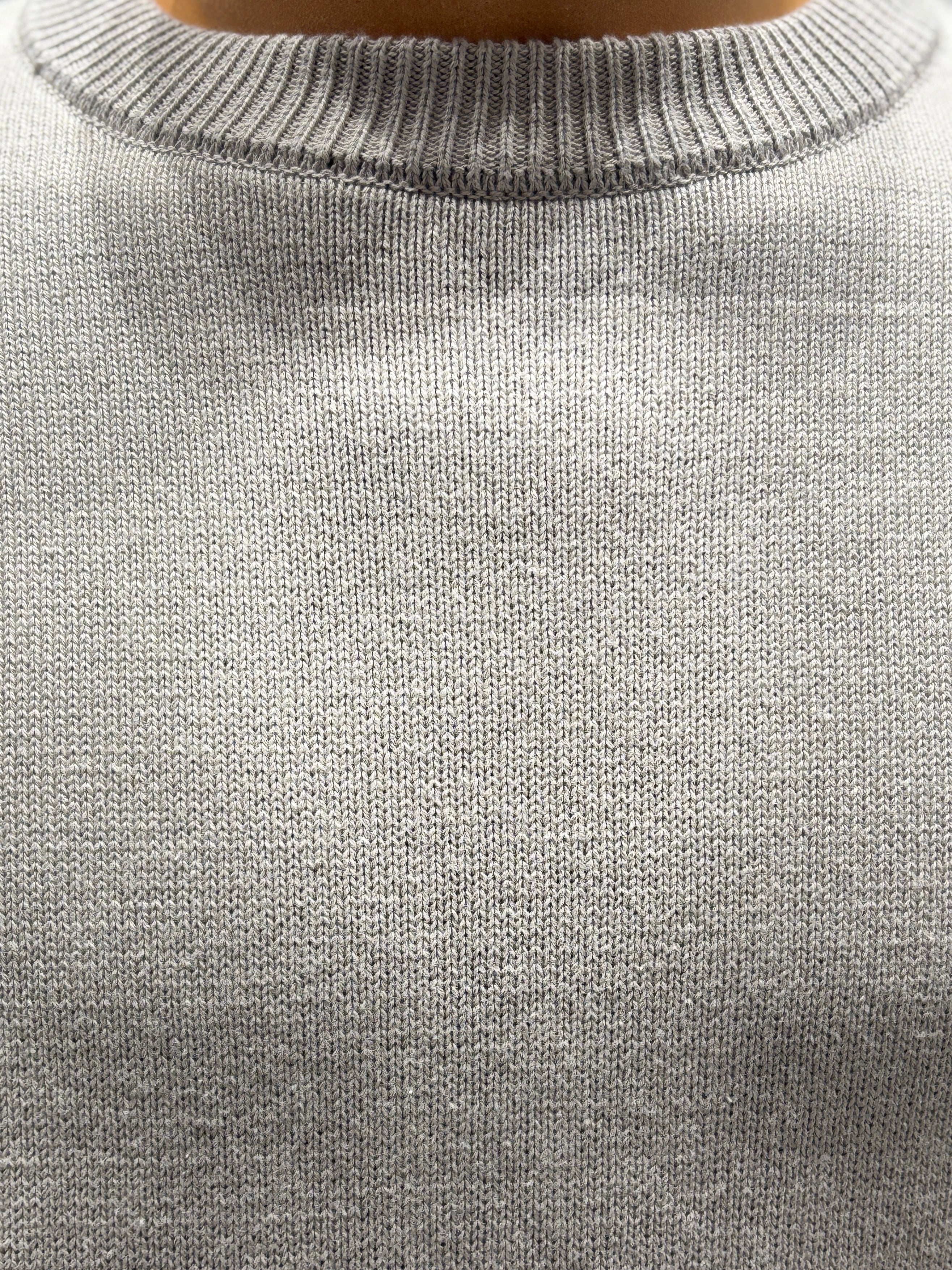 crew-neck cotton men sweater H046