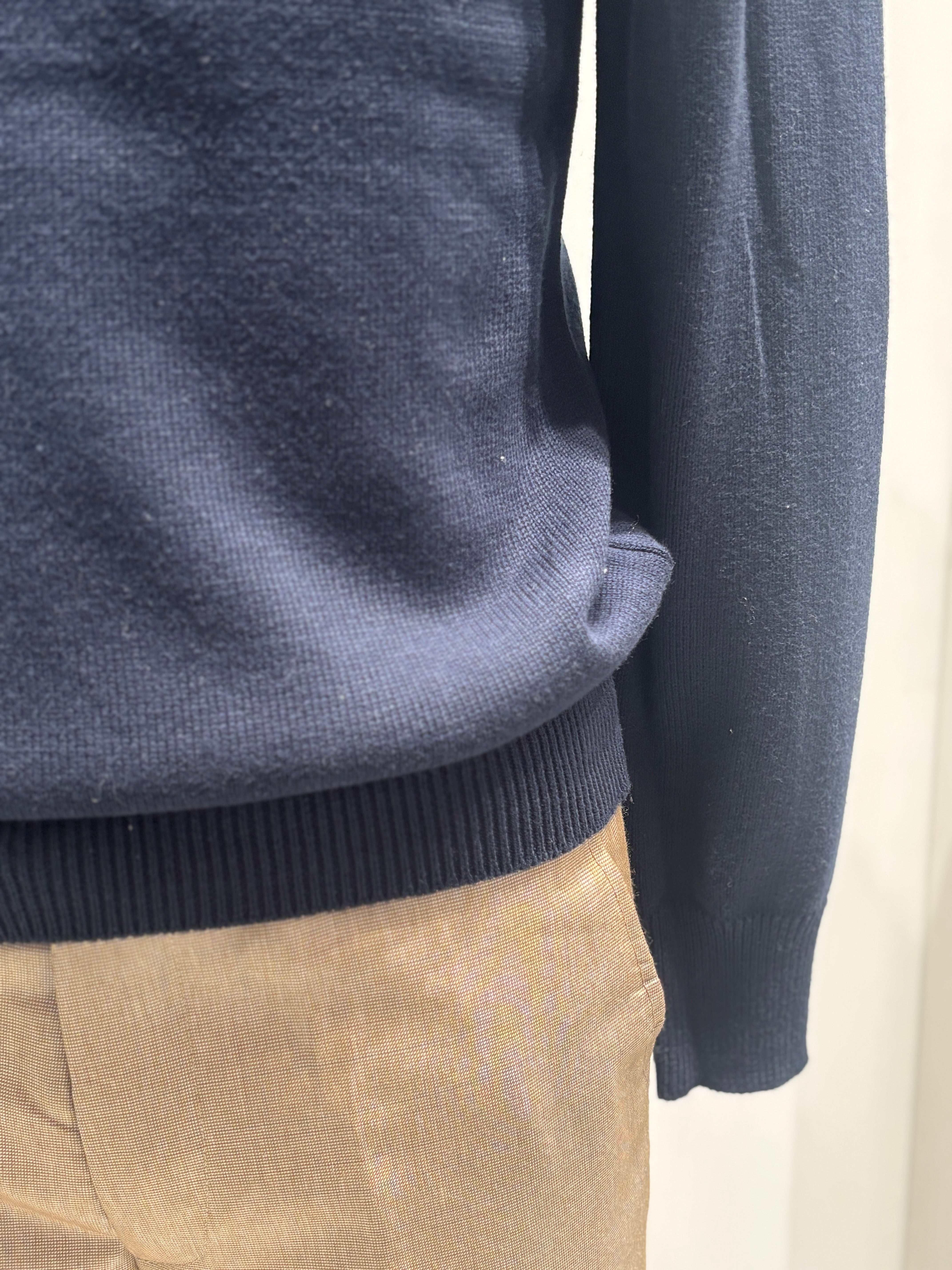 crew-neck cotton men sweater H046