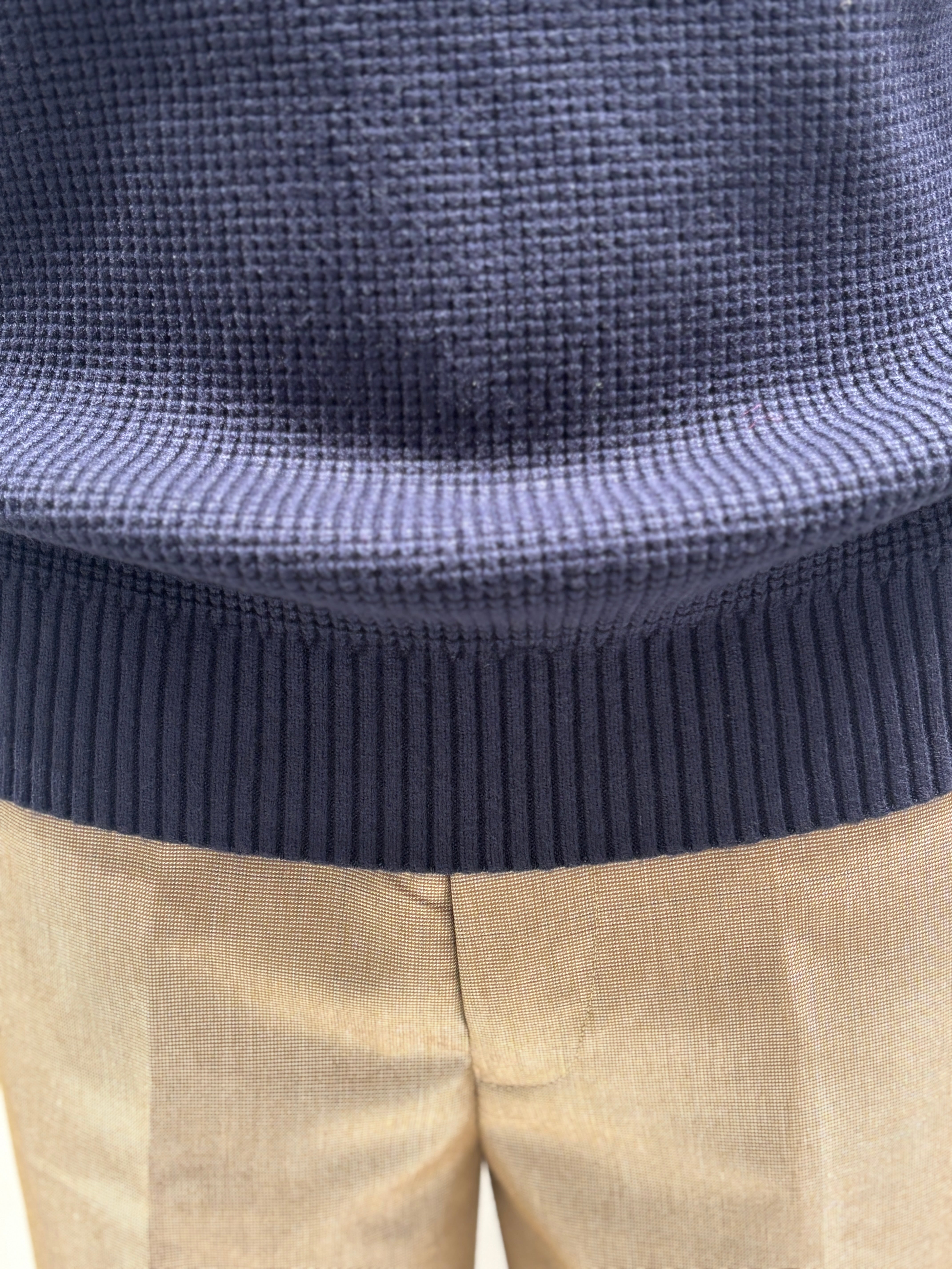 Men's Lapel Jacquard Sweater H016