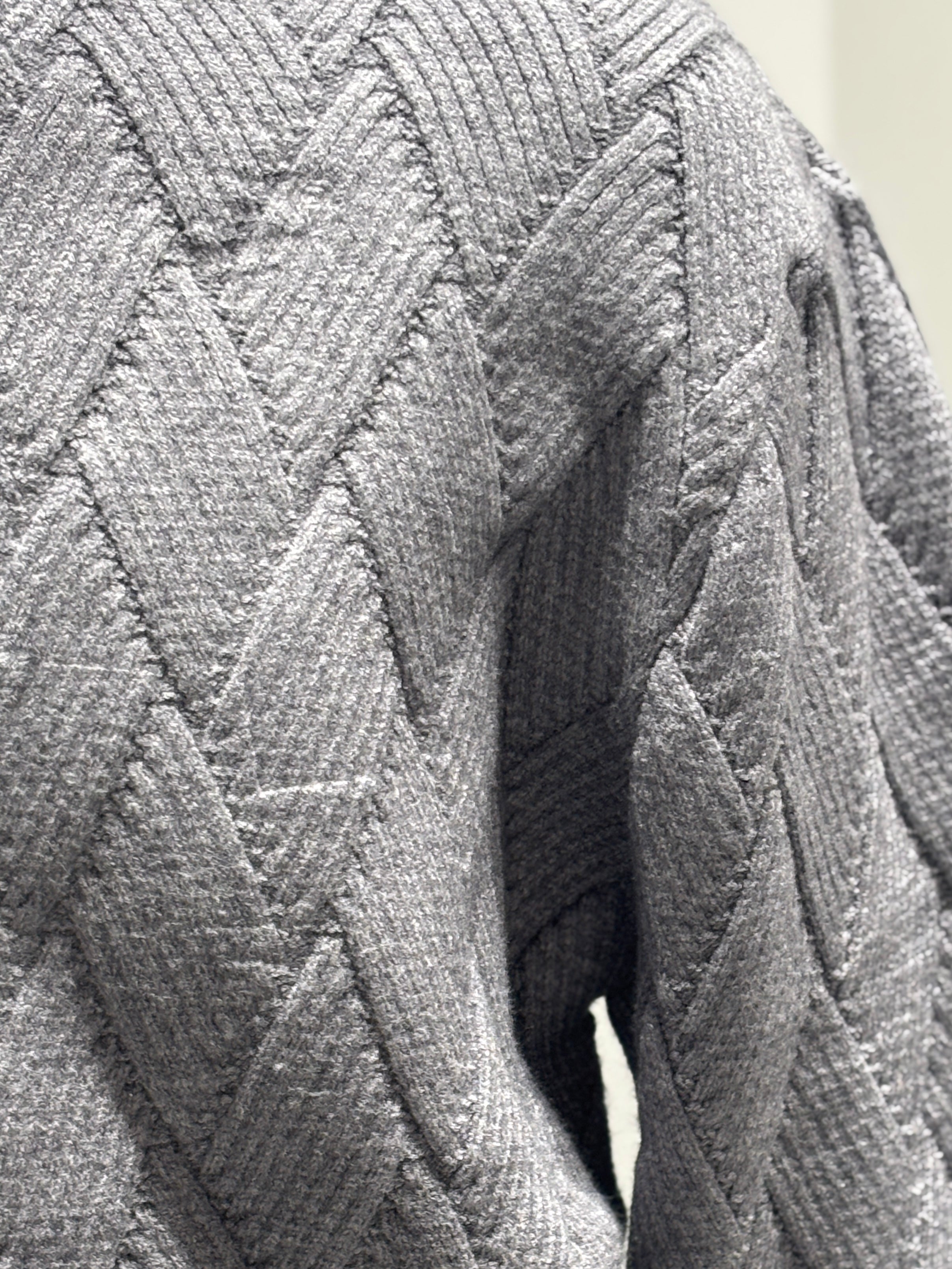Men's Zipper Cardigan Sweater H037