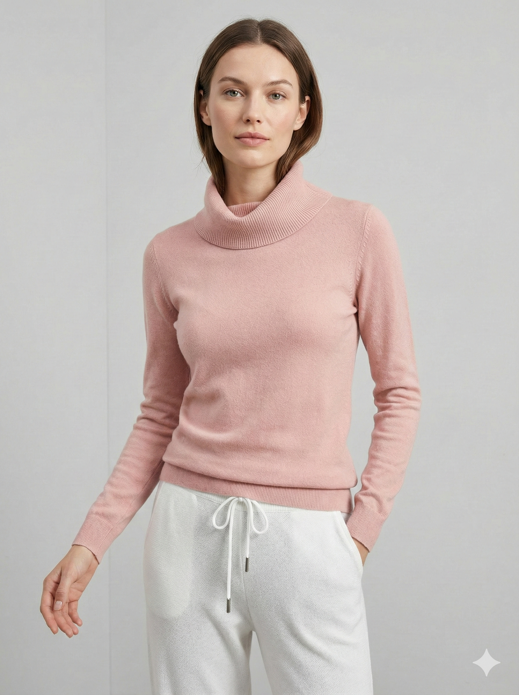 V-neck long sleeves base sweater rc069