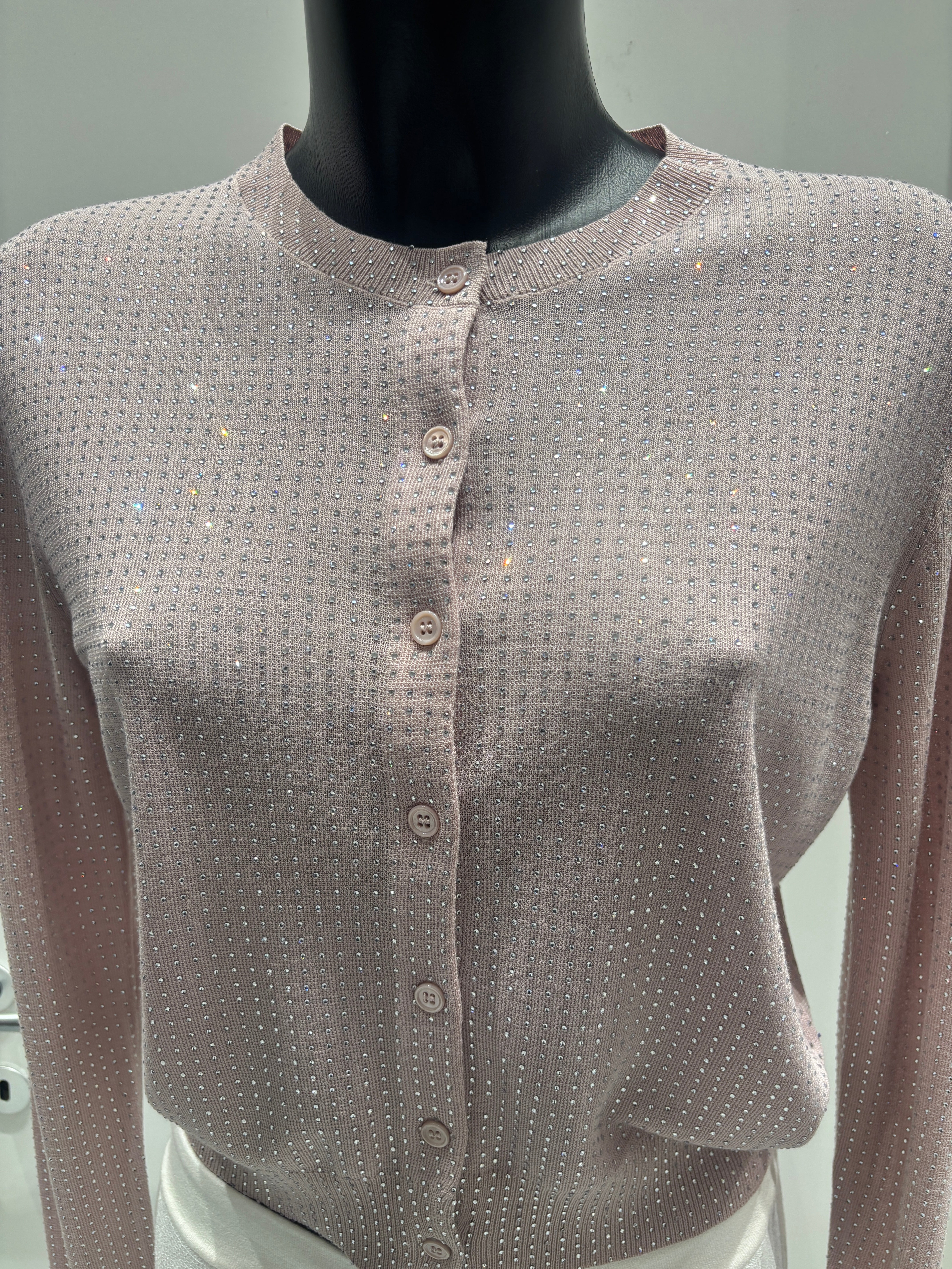 Spring/Summer Long-Sleeved Sleeveless Crew Neck Sweater 95502