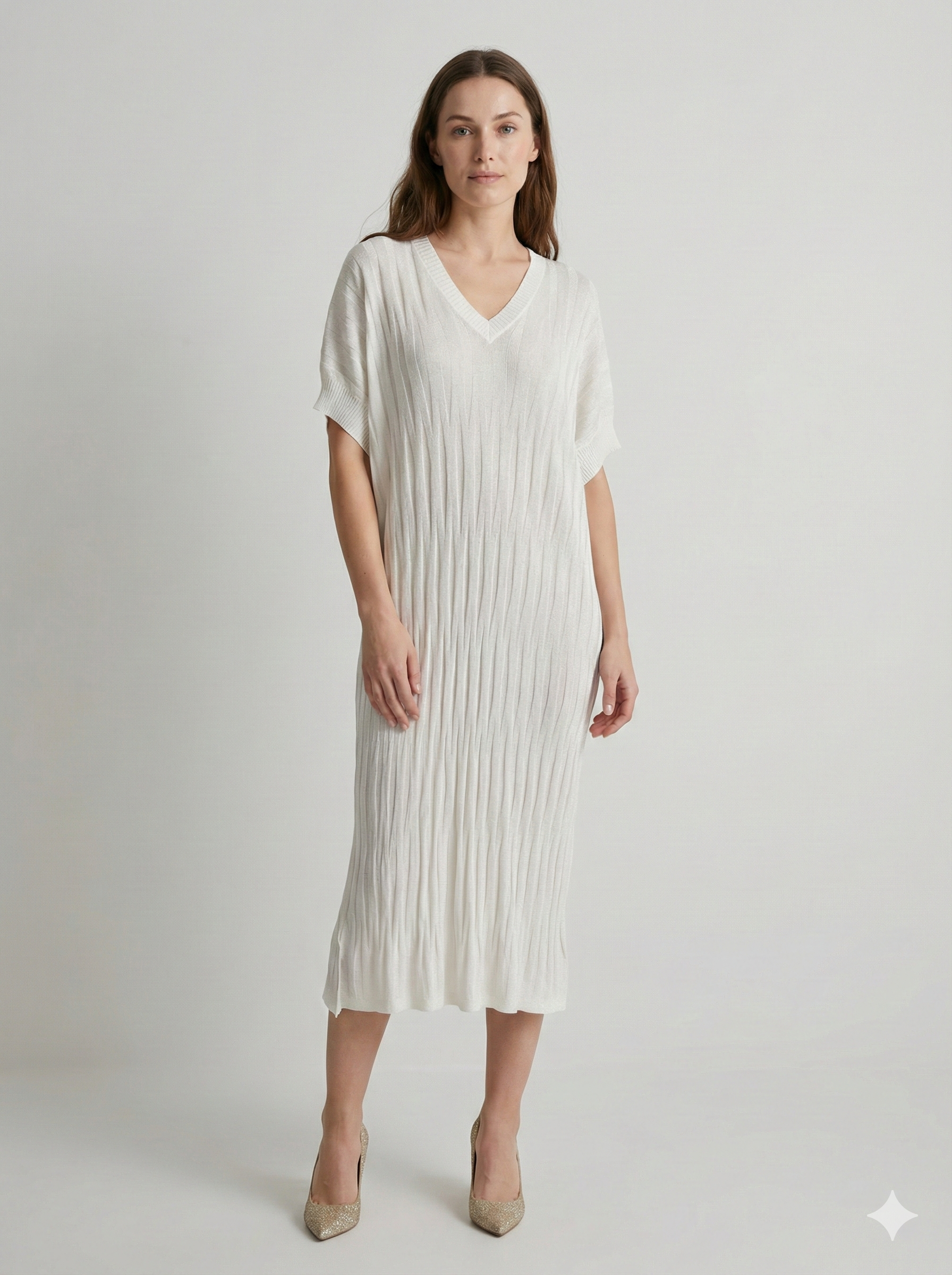 Spring/Summer Jacquard Maxi Dress H6858