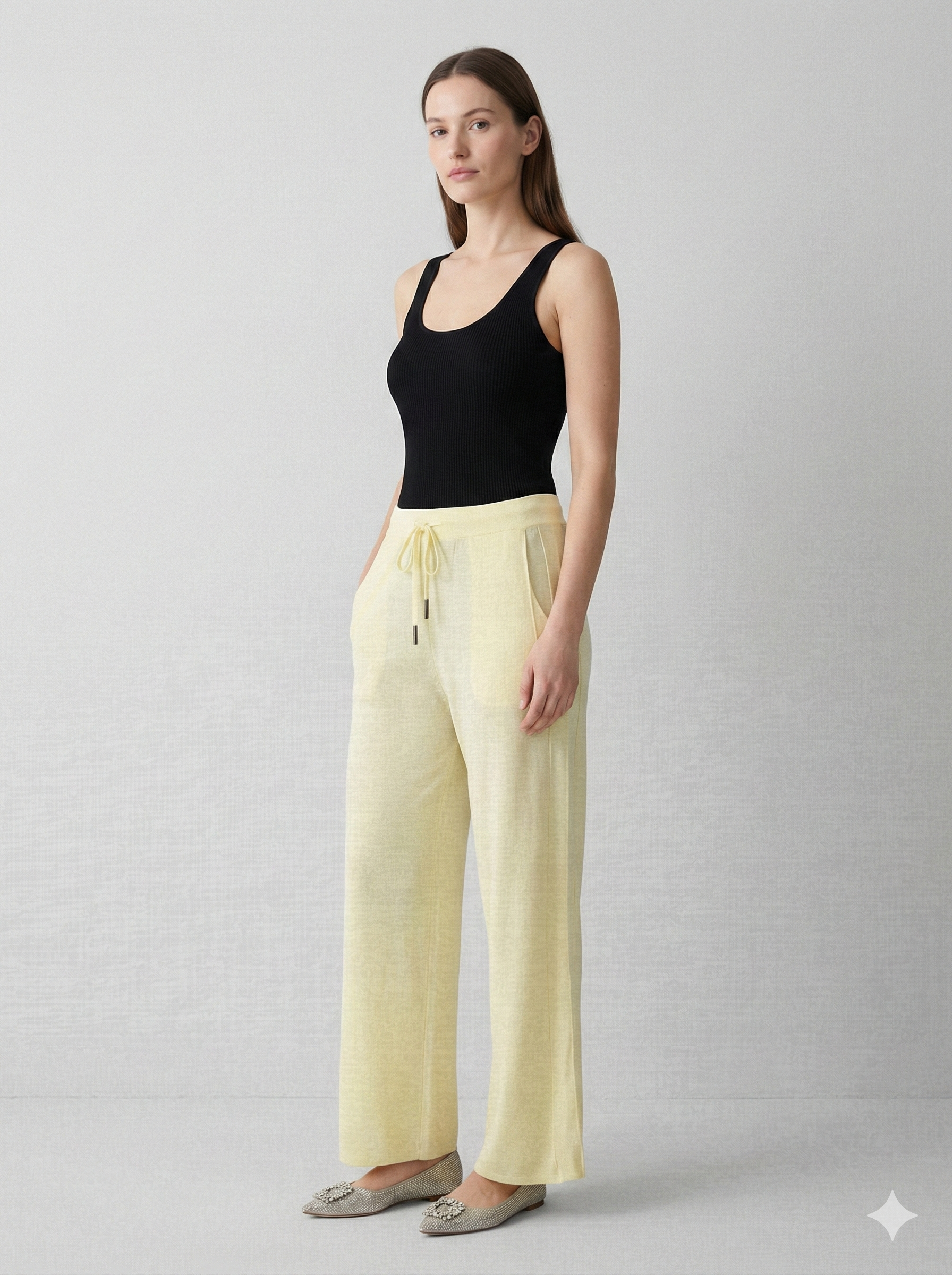 Spring/Summer Wool Pants H6879