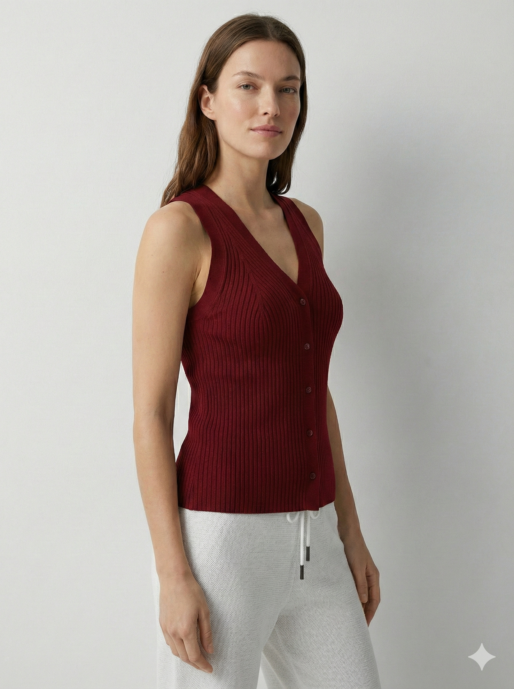 V-neck cardigan 95226