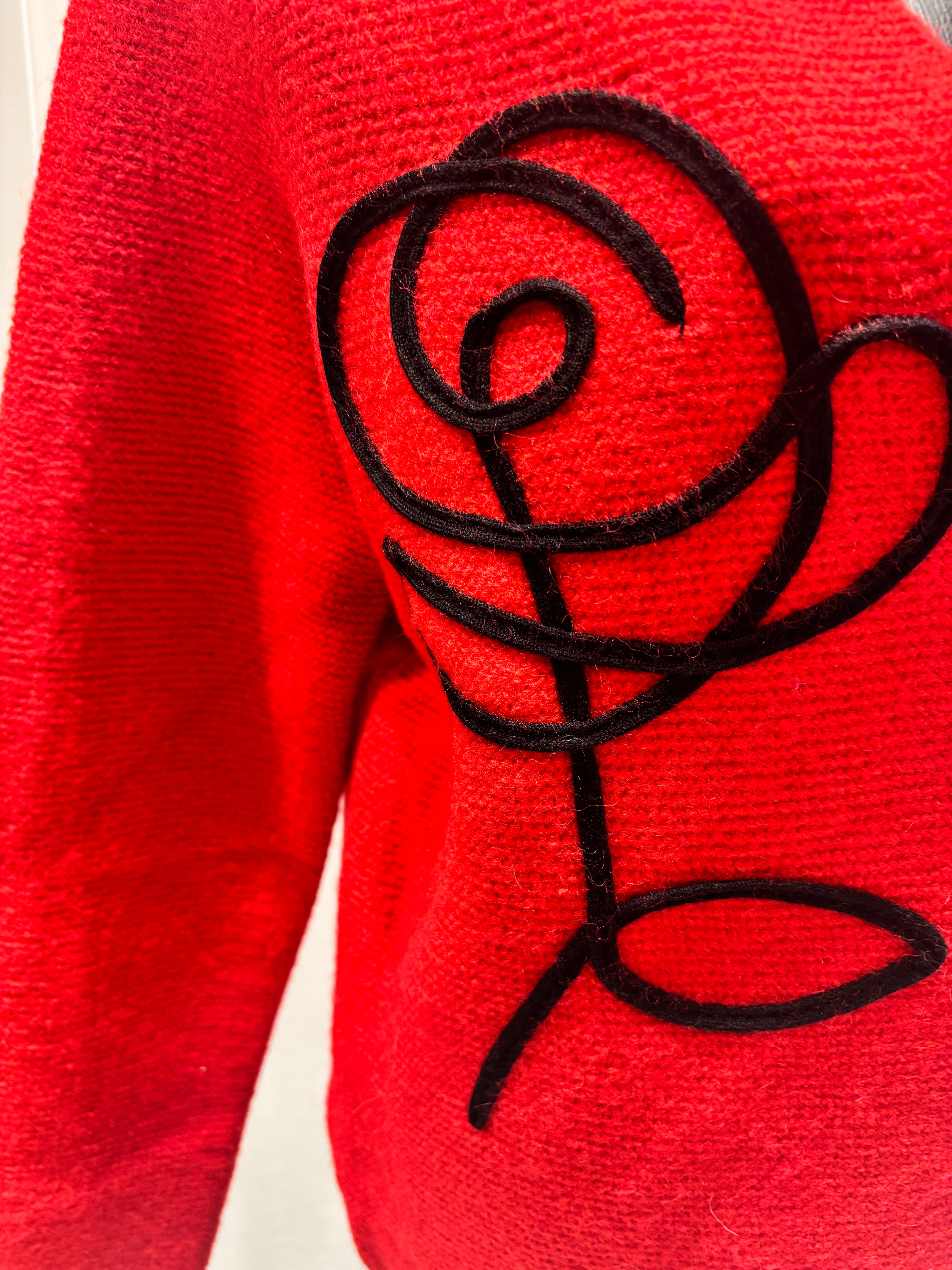 sweater caot embroidered art.6080