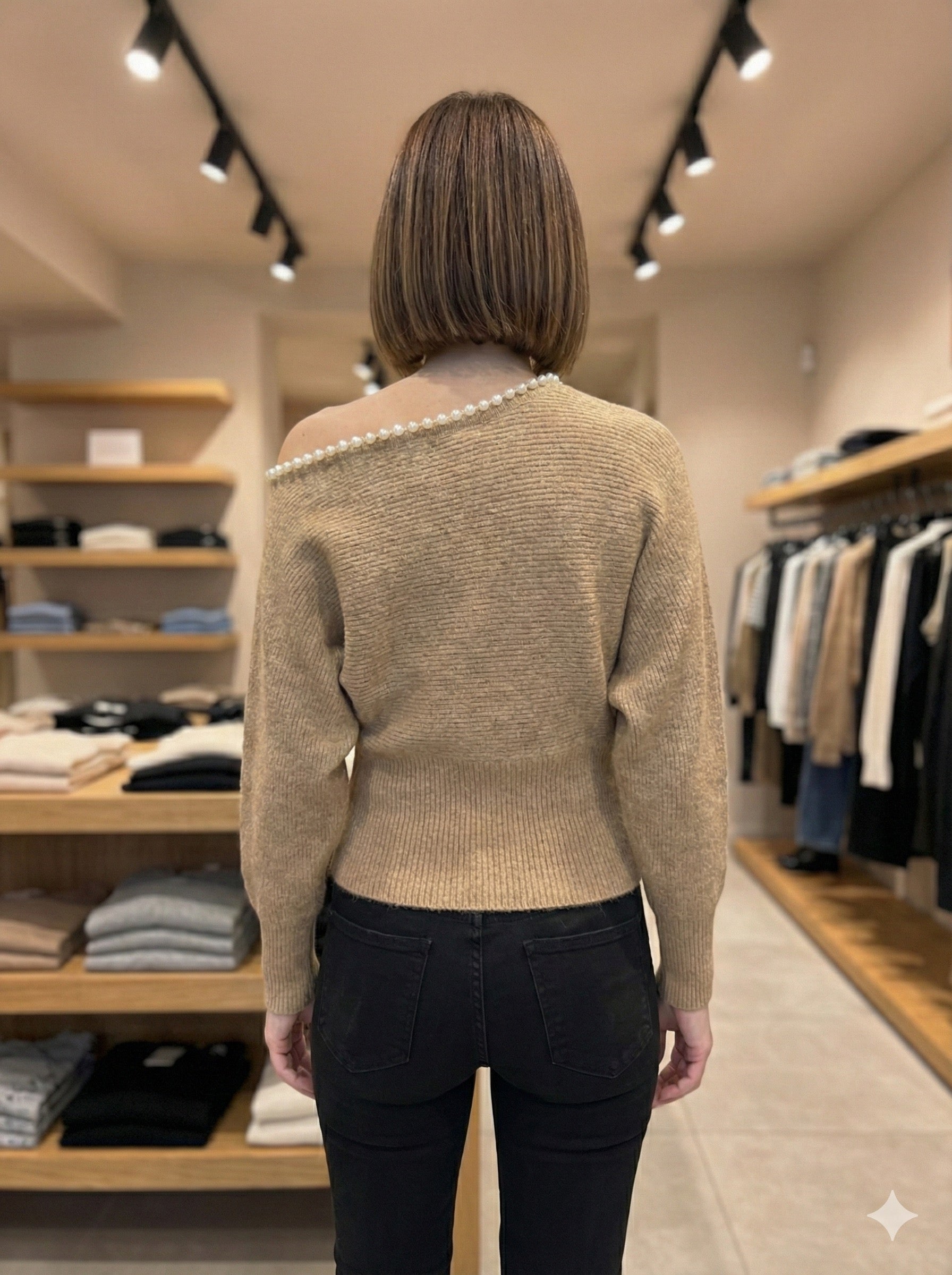 Off-shoulder necklace HZ911