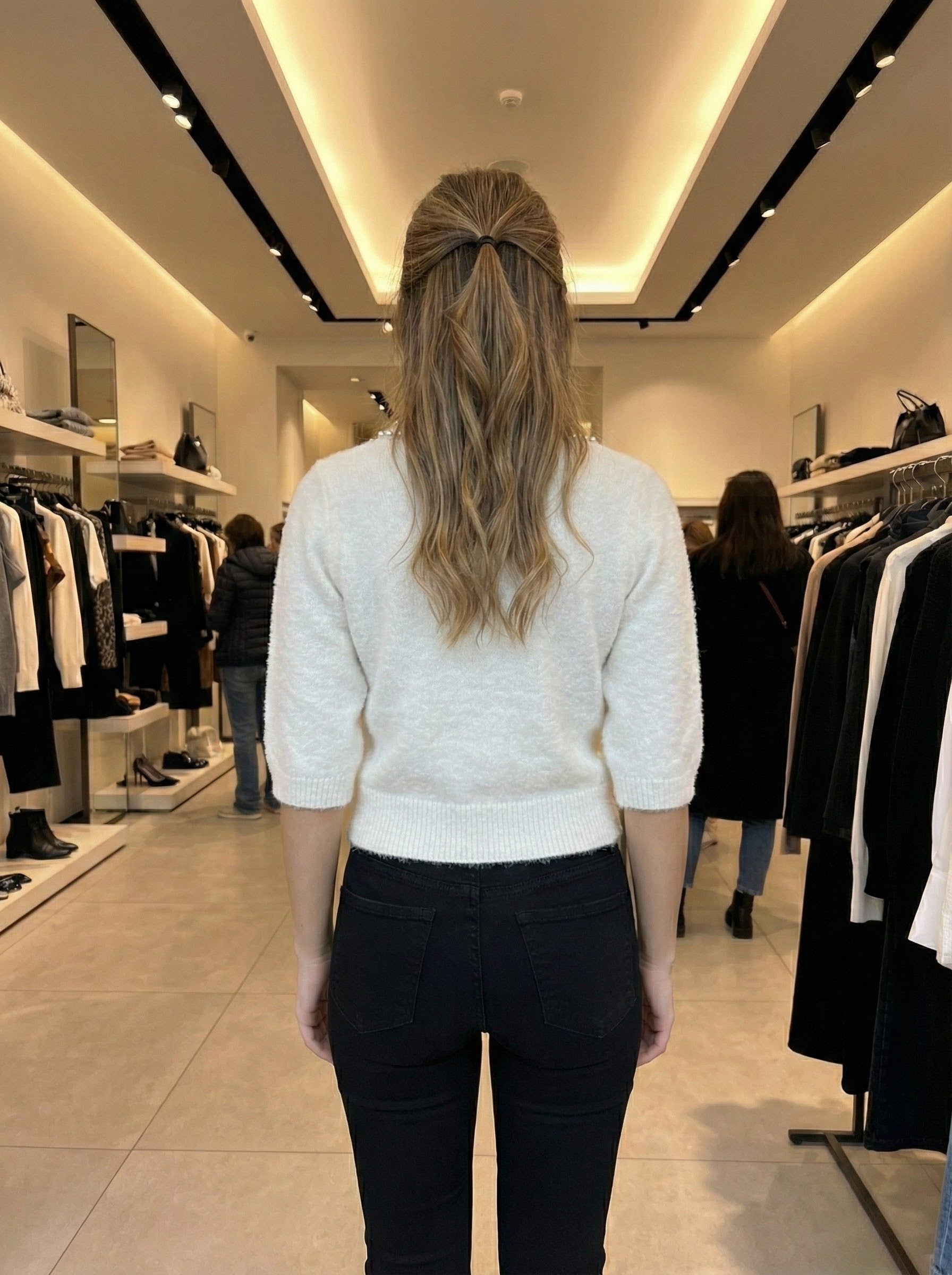 Mid-length sleeve girl necklace art:6062