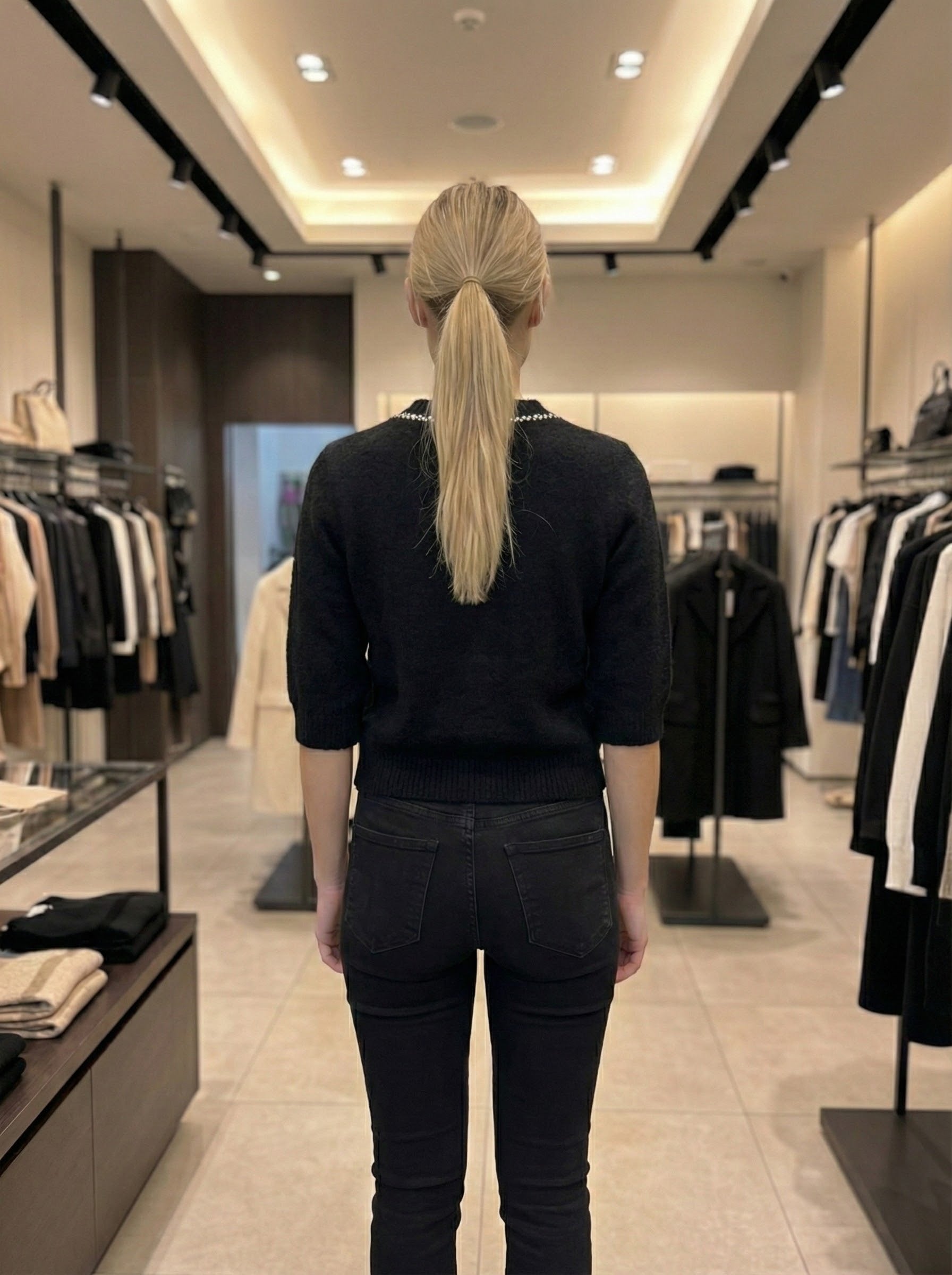 Mid-length sleeve girl necklace art:6062