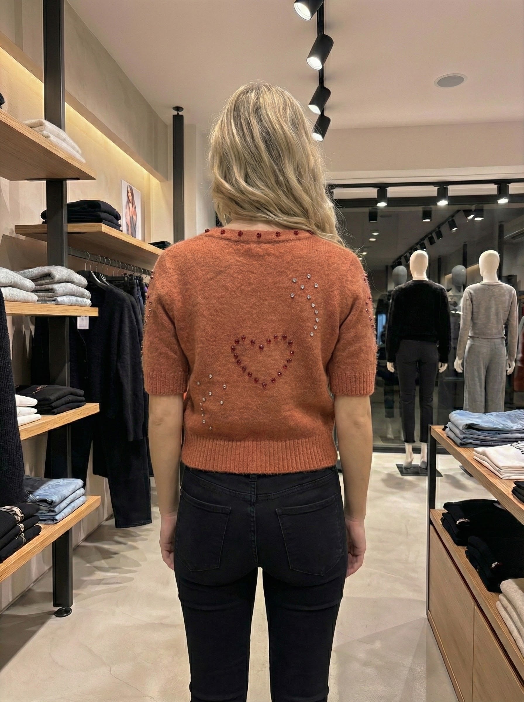 short sleeve girl diamond art:6065