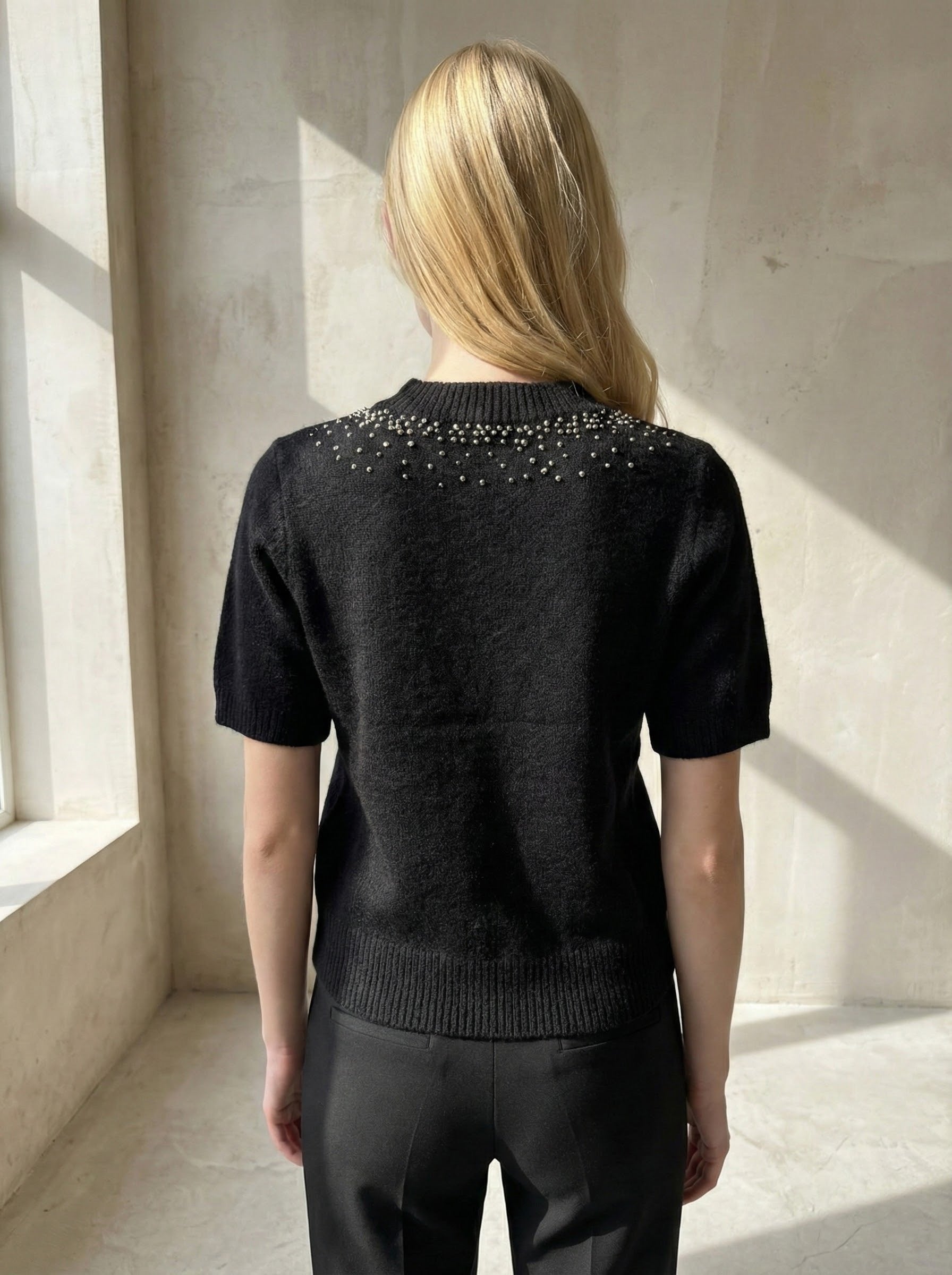 Mid-length sleeve girl necklace art:6069