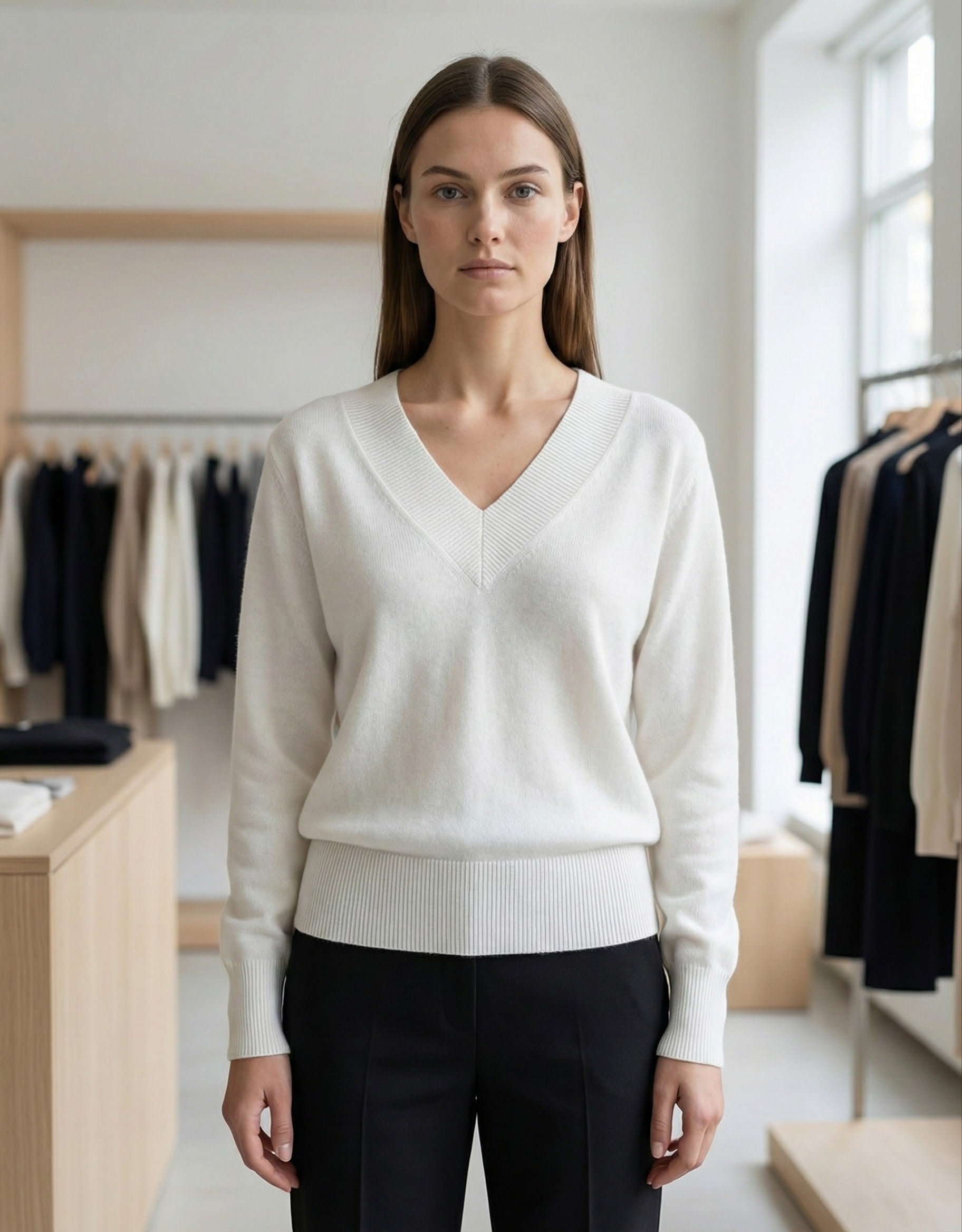 skin-friendly sweater