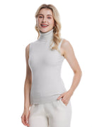 High-neck base layer sweater lurex rc088