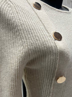 Metal decorative buttons for sweaters in spring, autumn and winter art.6086